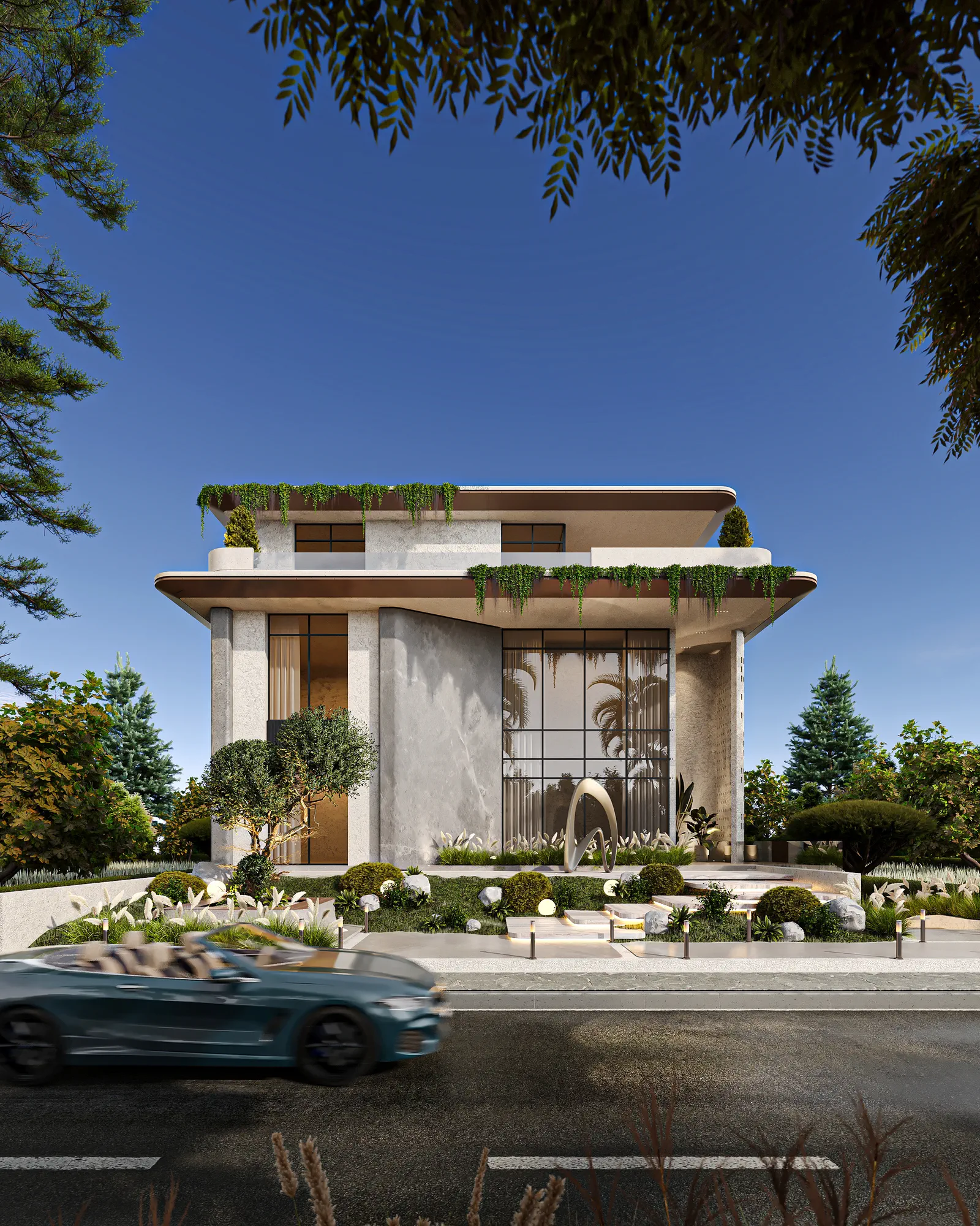 Amman Villa: architecture, Amman, Jordan