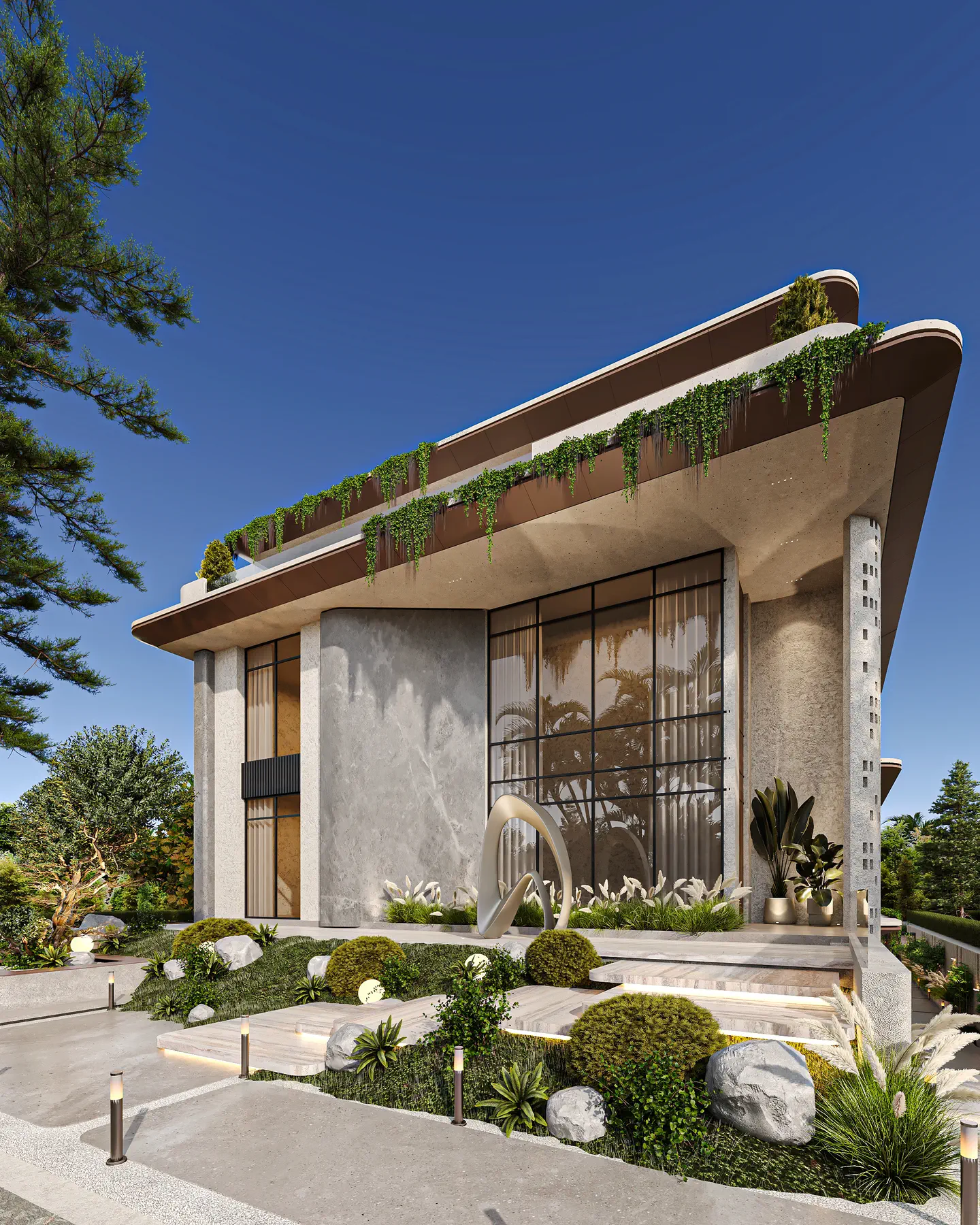 Amman Villa: Front Facade