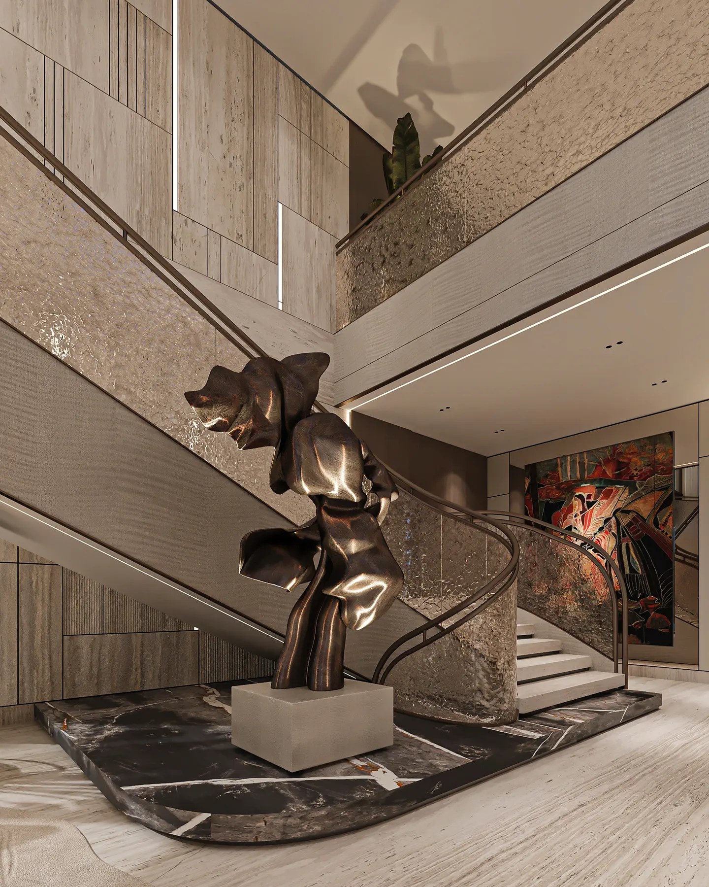 Lumina Villa: Staircase