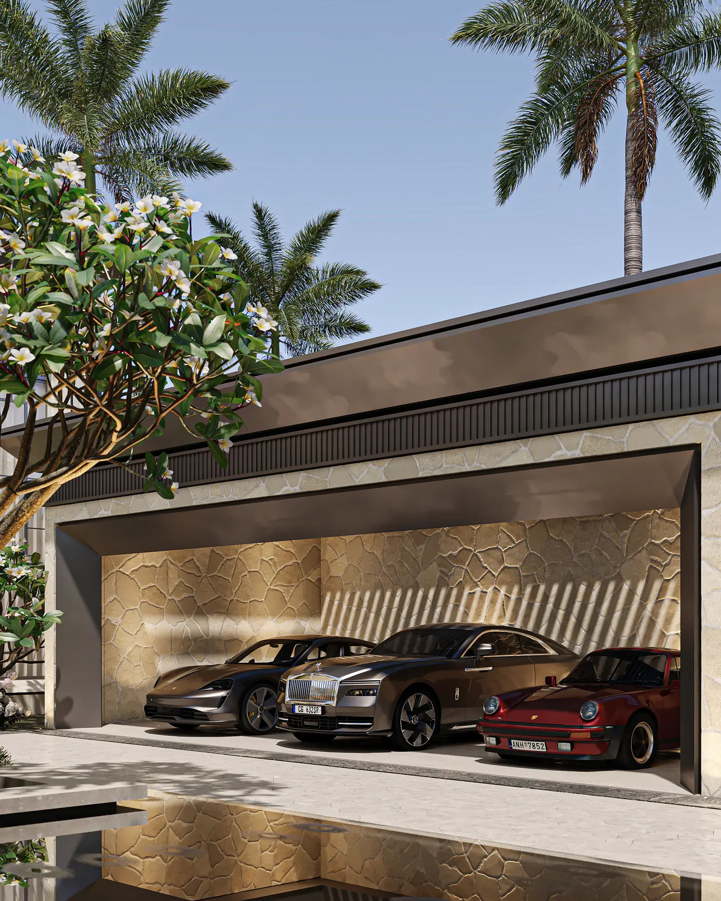 The Monolith Villa: Car Gallery