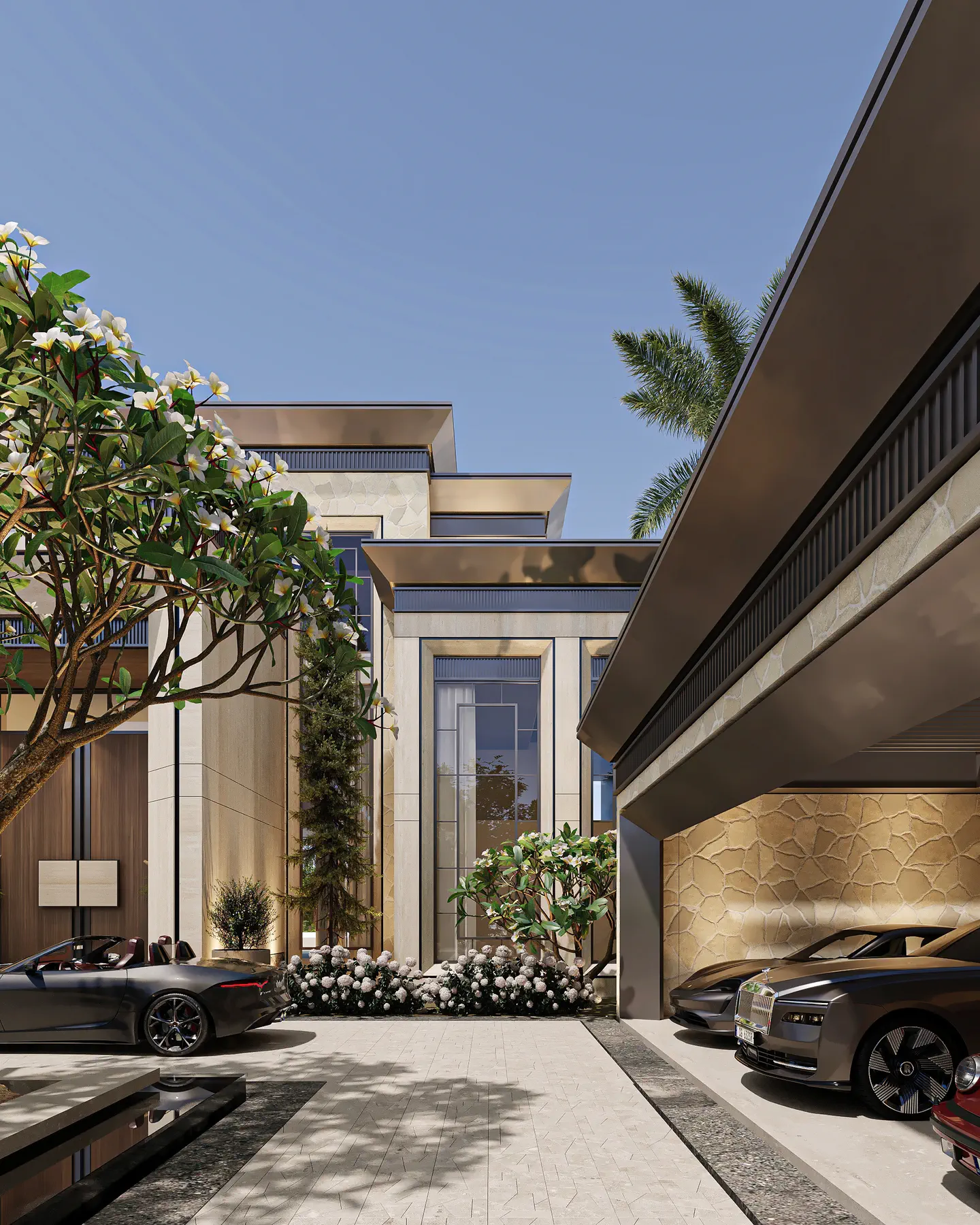 The Monolith Villa: Main Entrance, view 1 of 3
