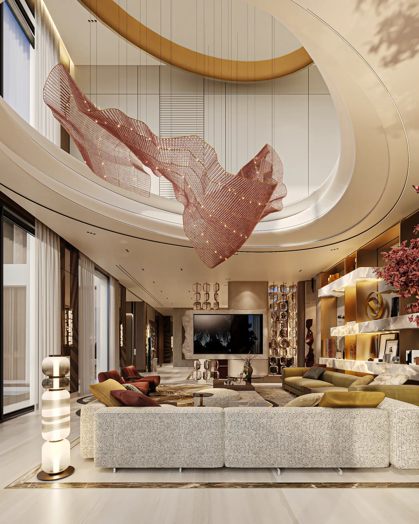 Dar Al-Najd Villa: Living Room, view 1 of 4