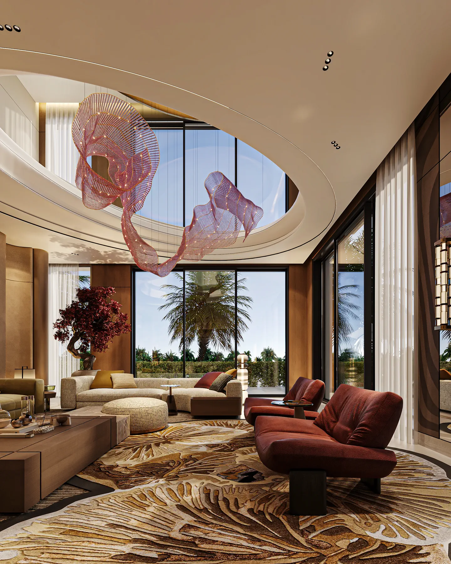 Dar Al-Najd Villa: Living Room, view 2 of 4