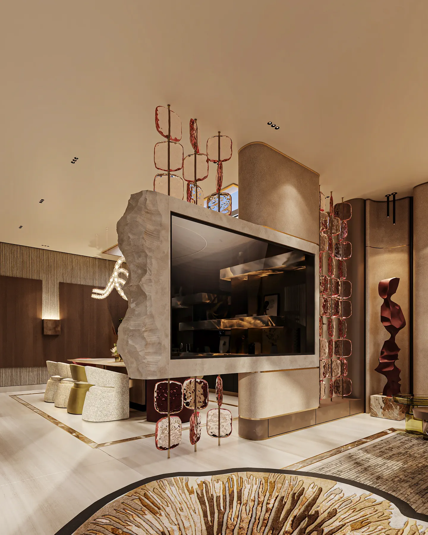Dar Al-Najd Villa: Living Room, view 4 of 4