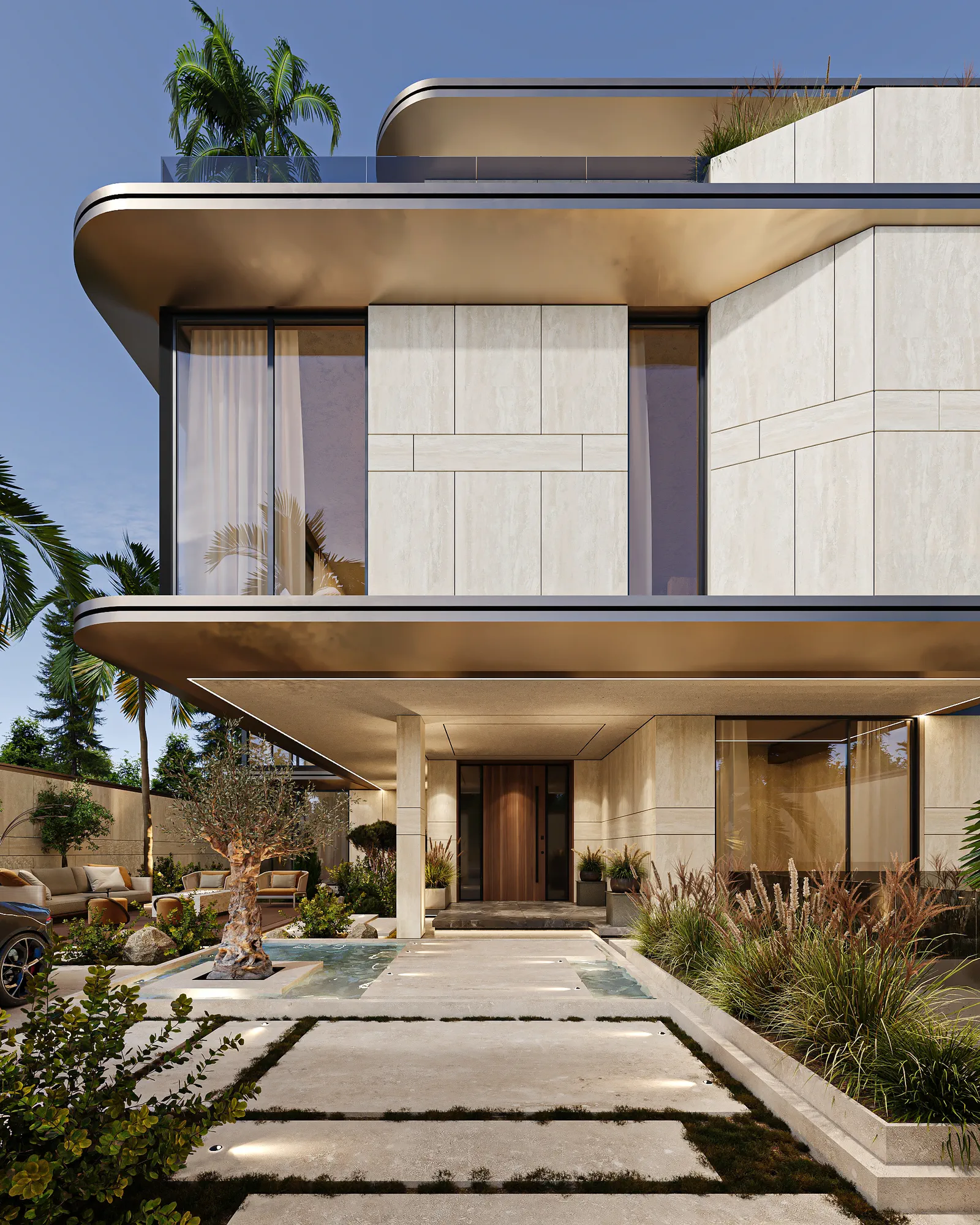 Al Maathar Villa: architecture, Takhassossi, Riyadh