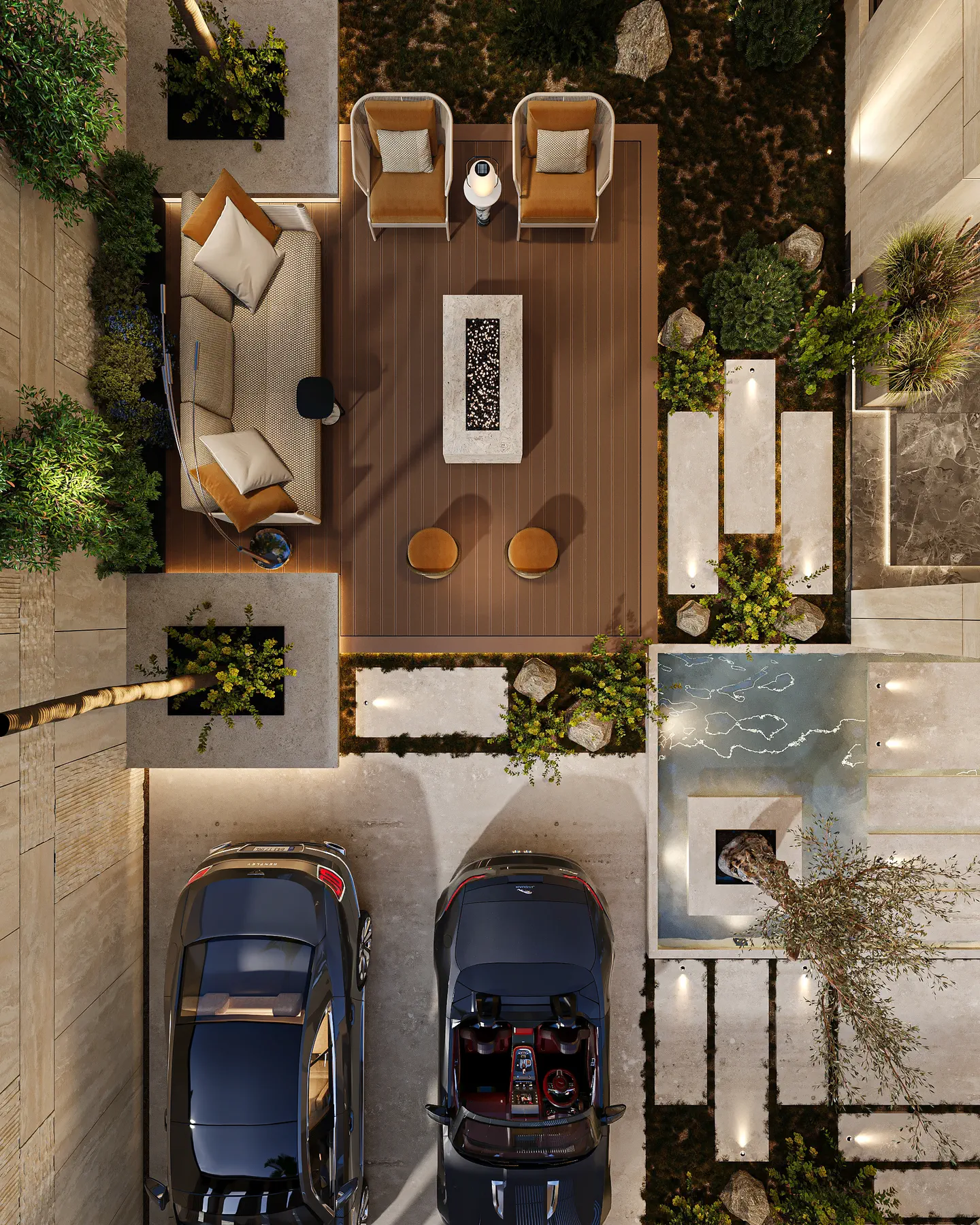 Al Maathar Villa: Landscape