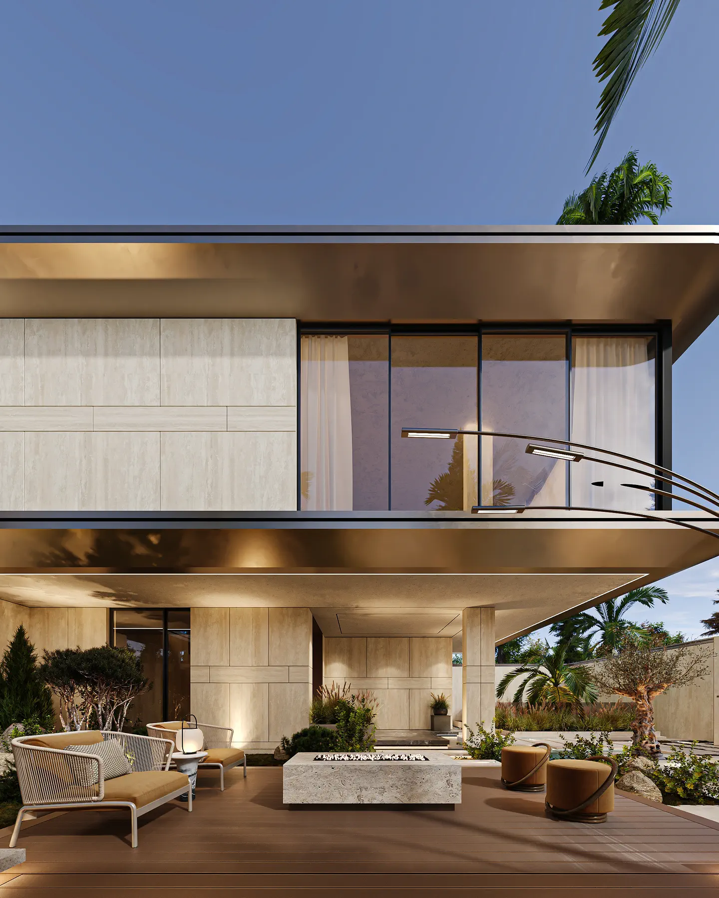 Al Maathar Villa: Outdoor Living, view 1 of 2