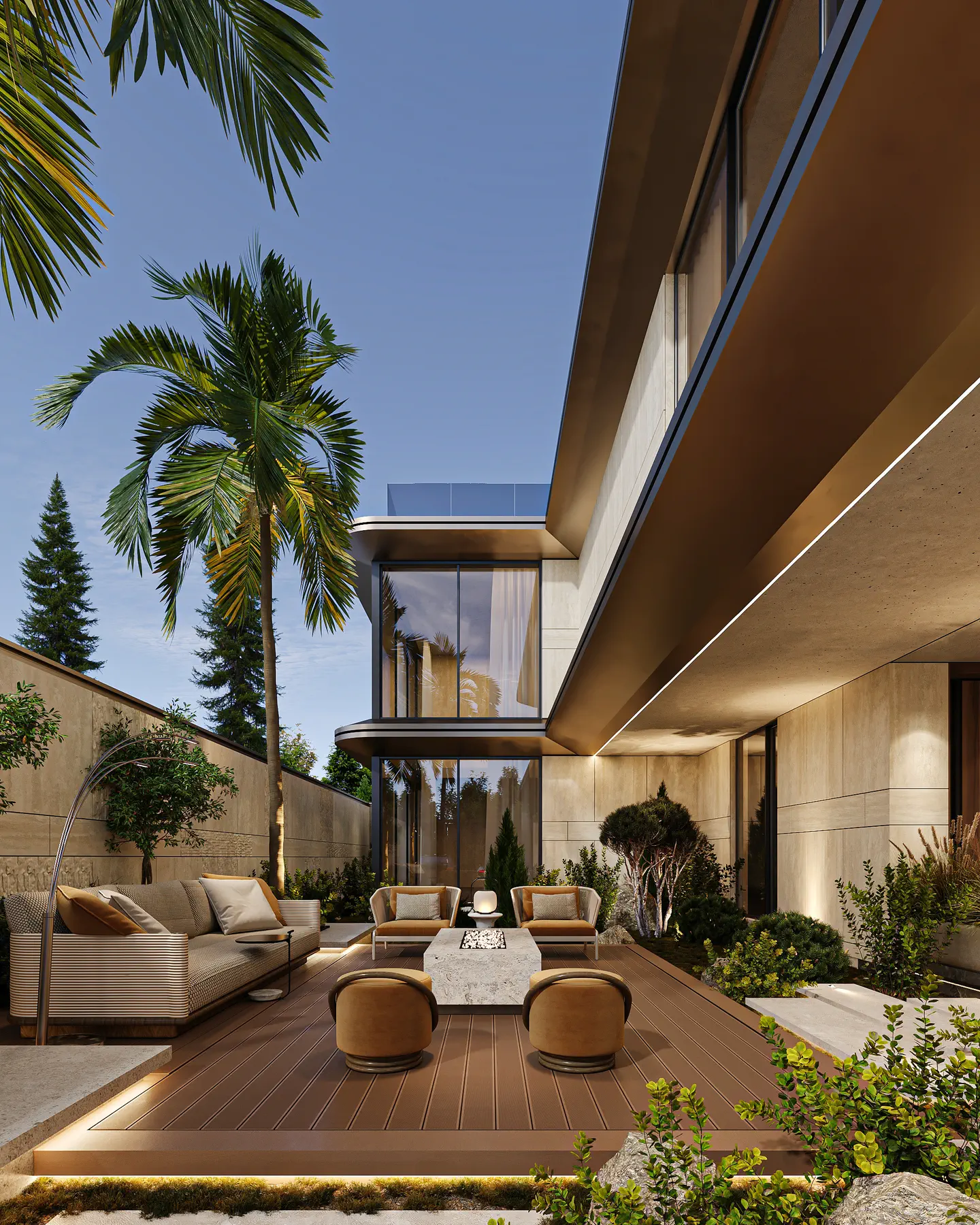 Al Maathar Villa: Outdoor Living, view 2 of 2