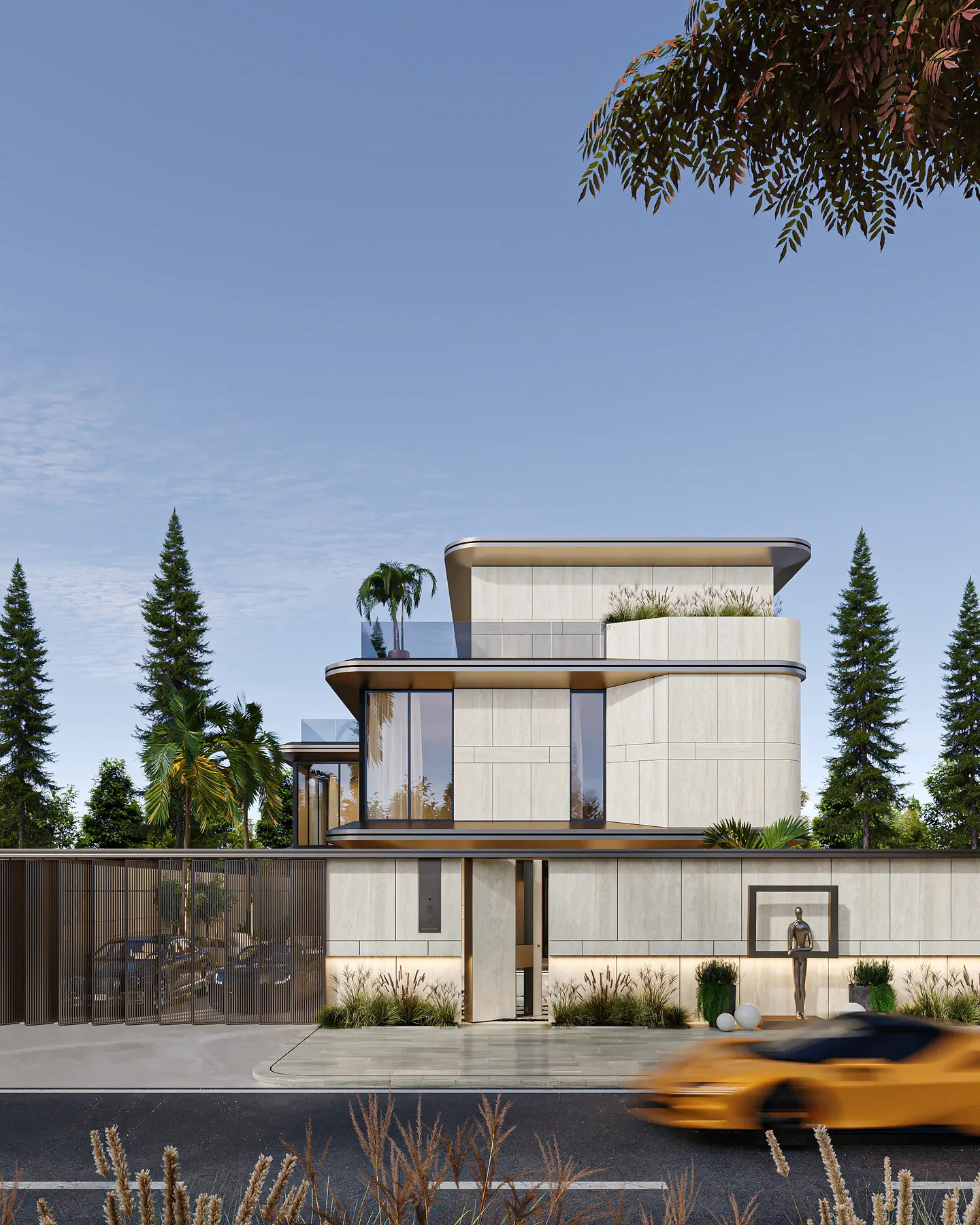 Al Maathar Villa: Street Facade