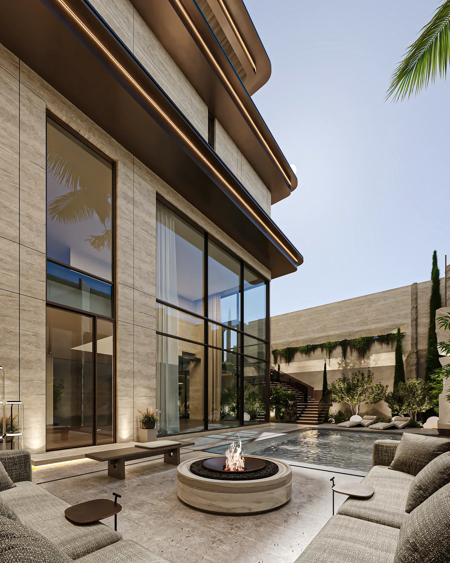 Qairawan Residences: Courtyard & Outdoor Living, view 1 of 3