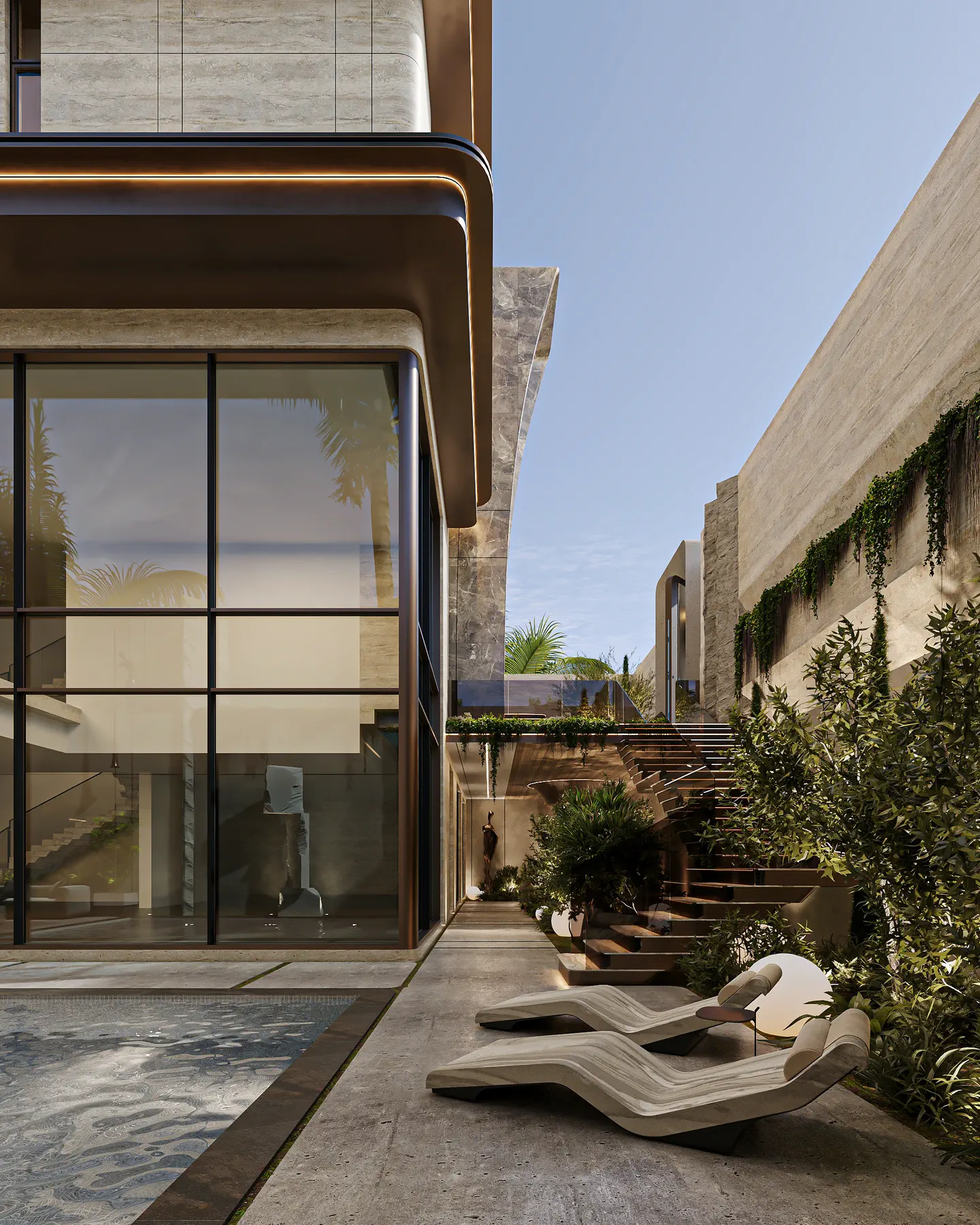 Qairawan Residences: Courtyard & Outdoor Living, view 2 of 3