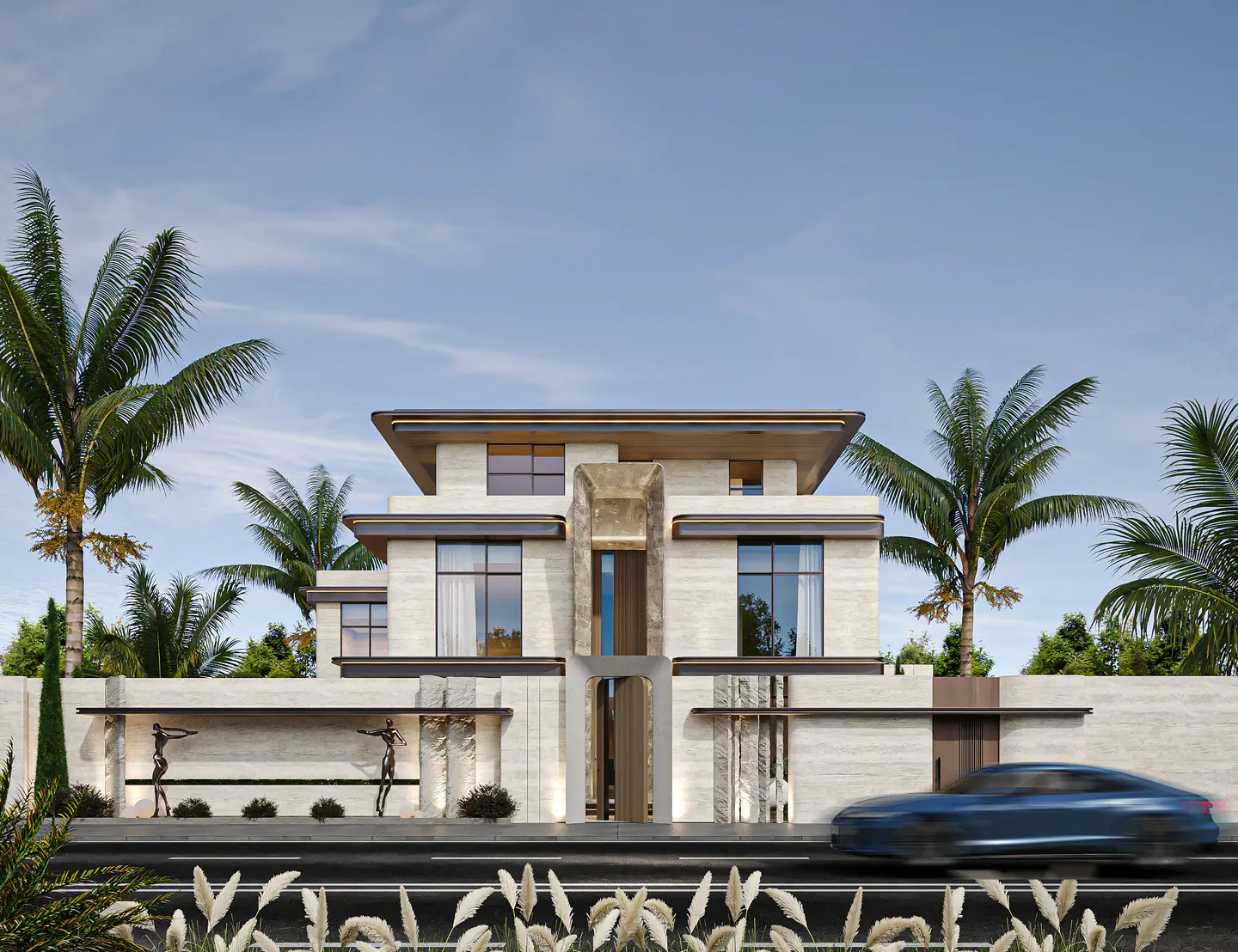 Qairawan Residences: Front Facade
