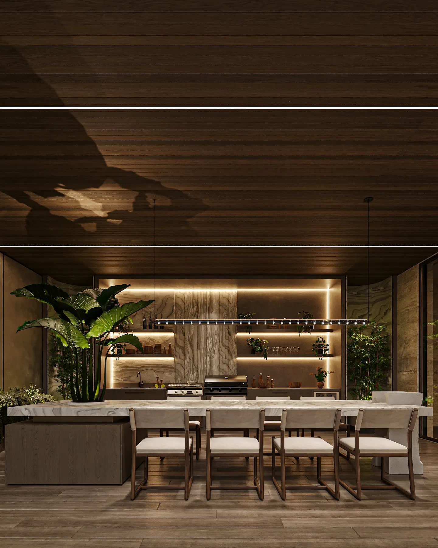 Qairawan Residences: Outdoor Dining
