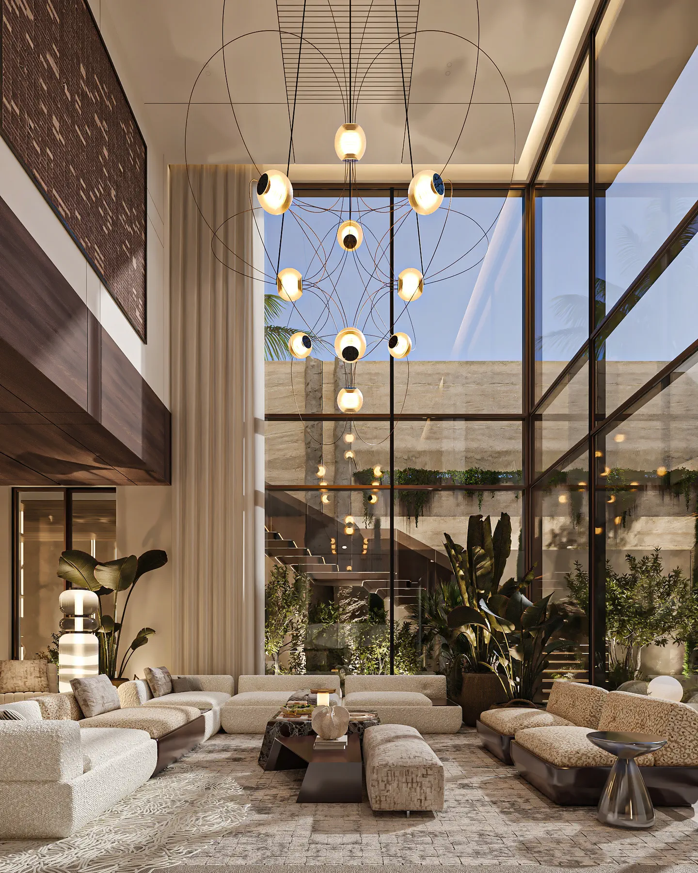 Qairawan Residences: Living Room, view 1 of 3
