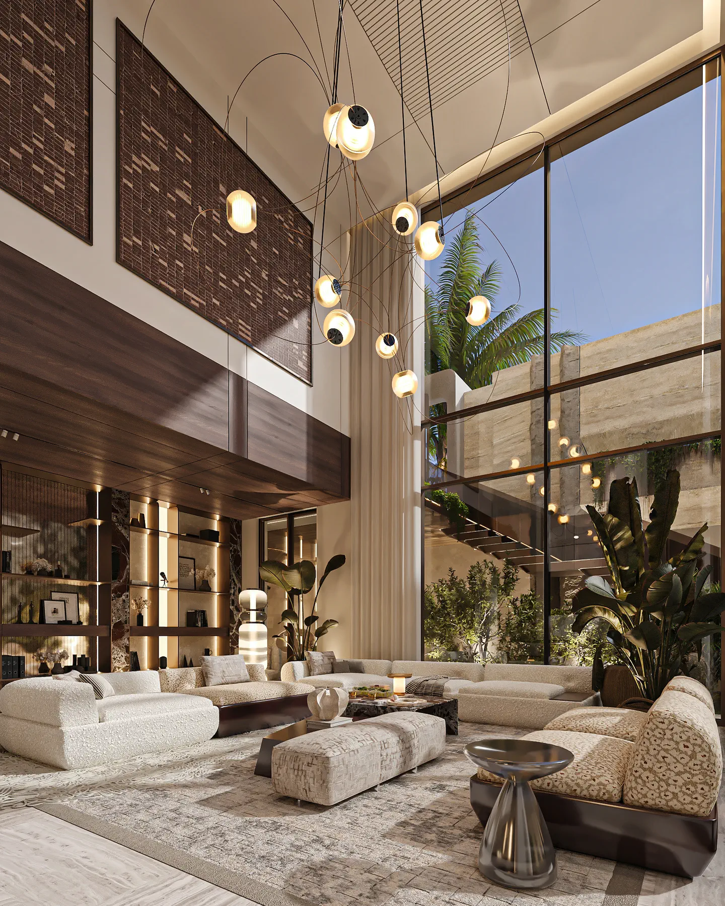 Qairawan Residences: Living Room, view 2 of 3