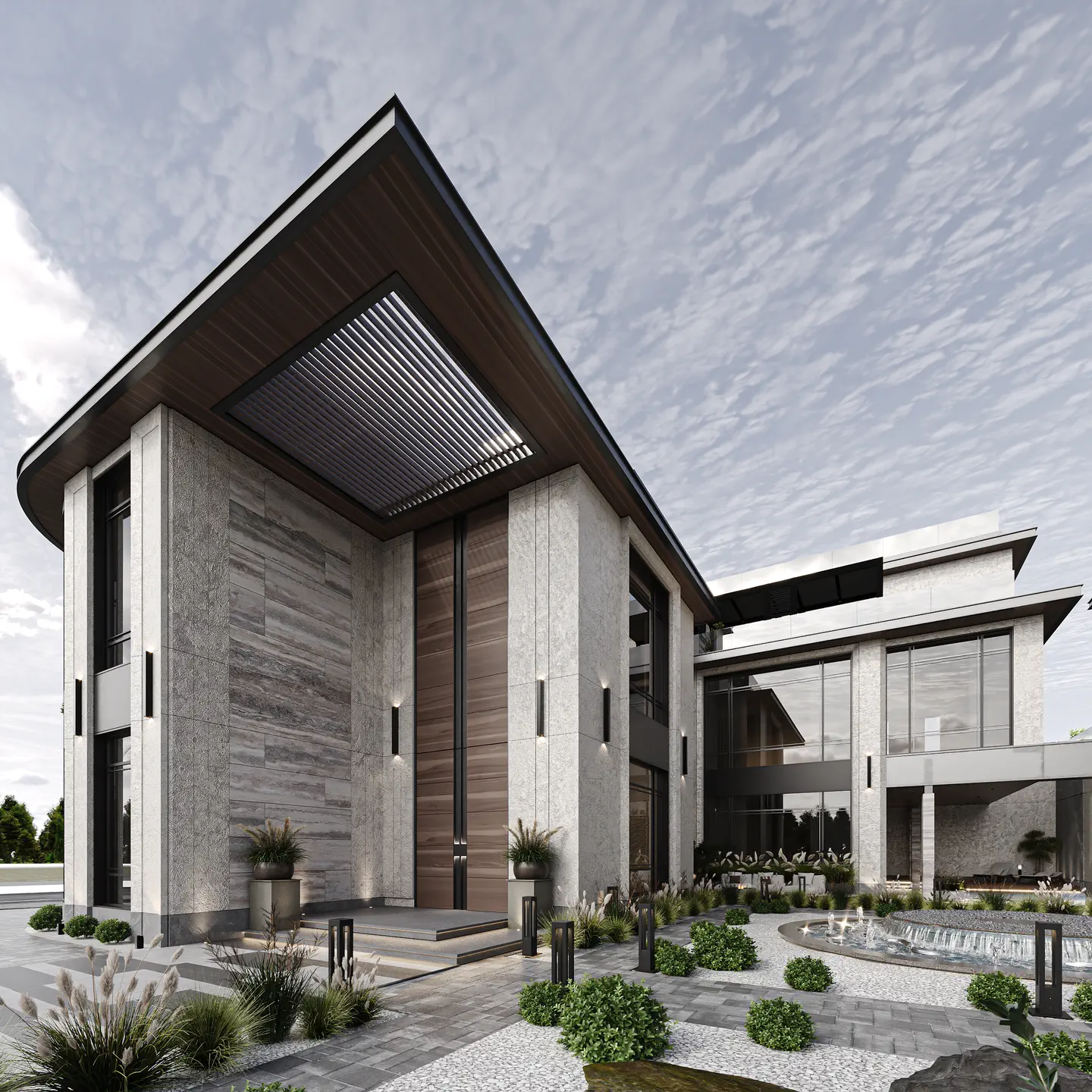 Malqa Residences: Facades, view 1 of 4