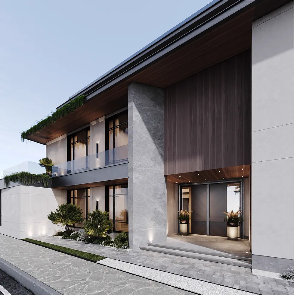 Malqa Residences: Facades, view 3 of 4