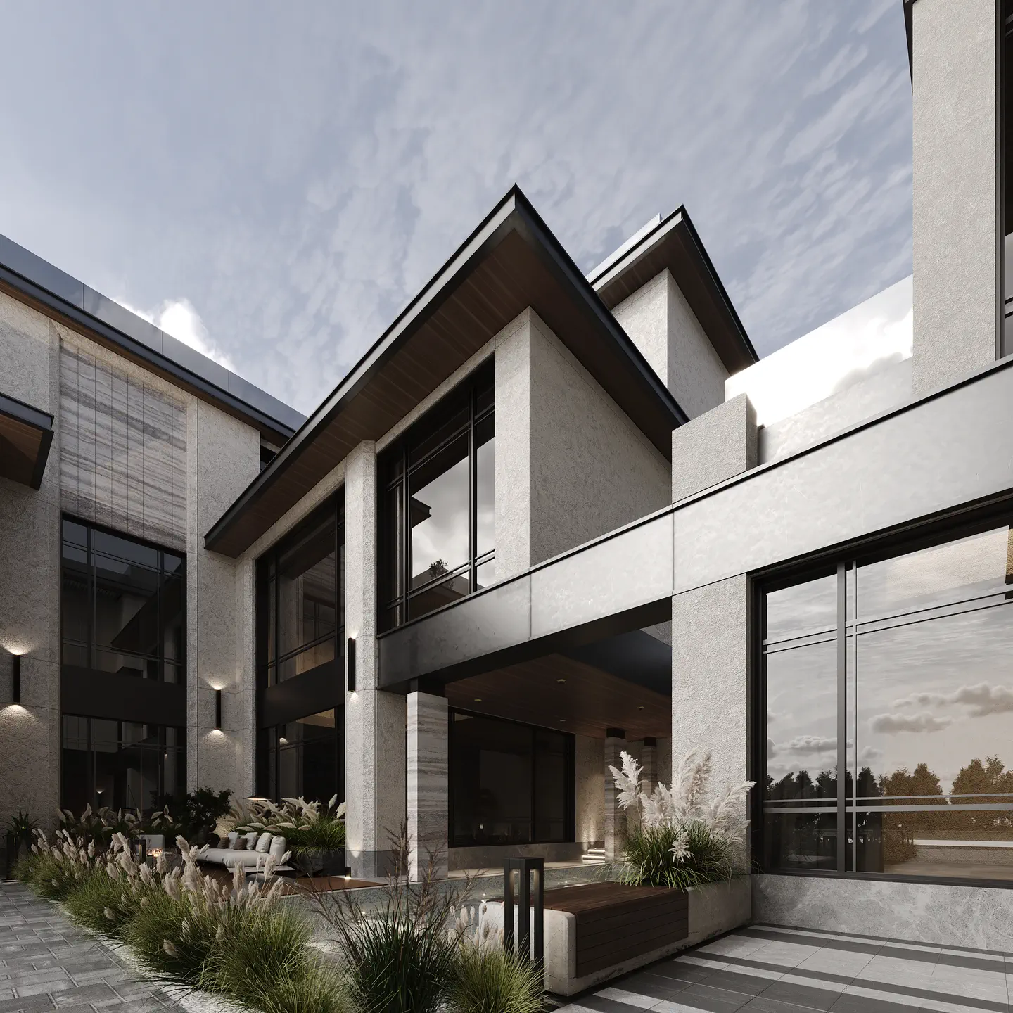Malqa Residences: Facades, view 4 of 4