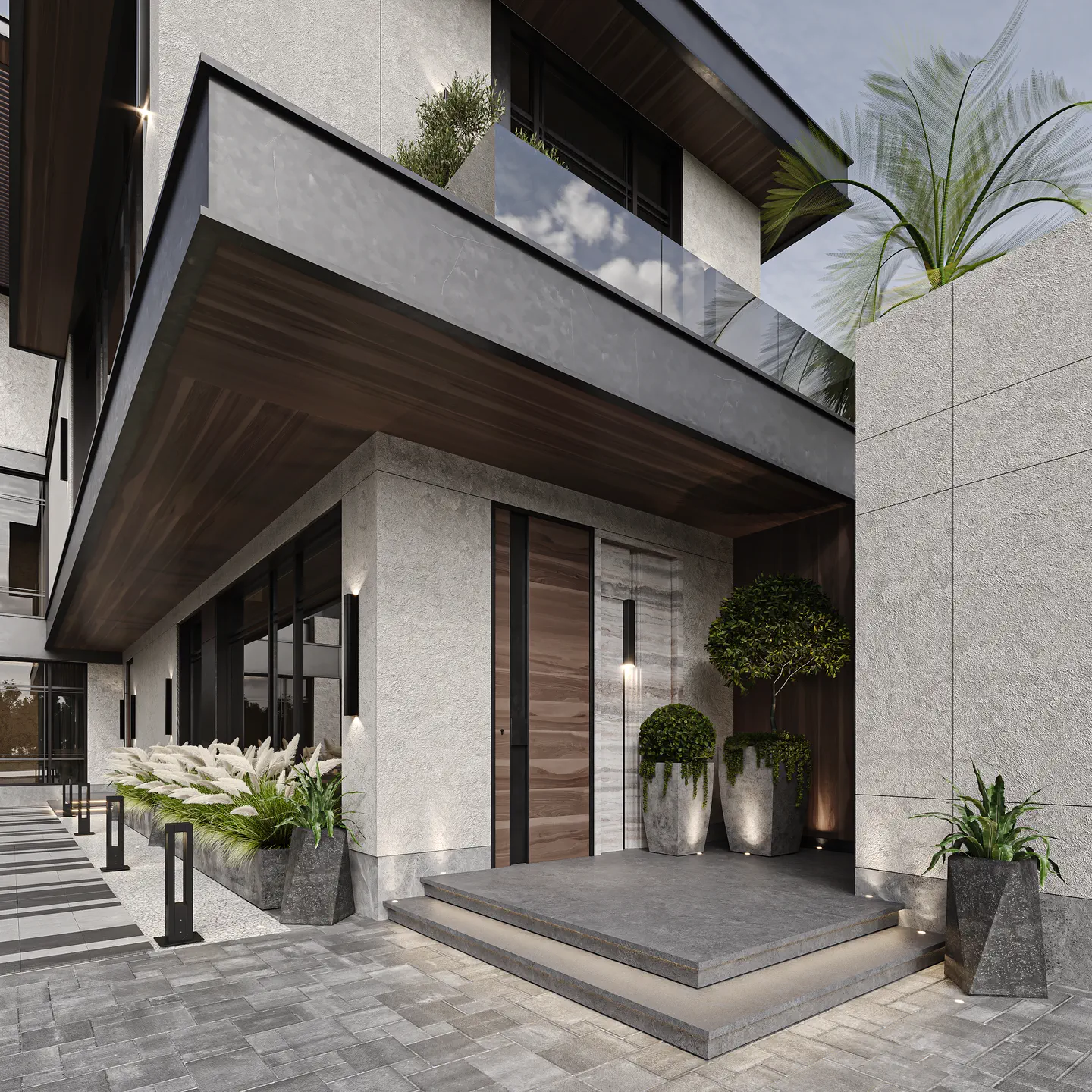 Malqa Residences: Main Entrance