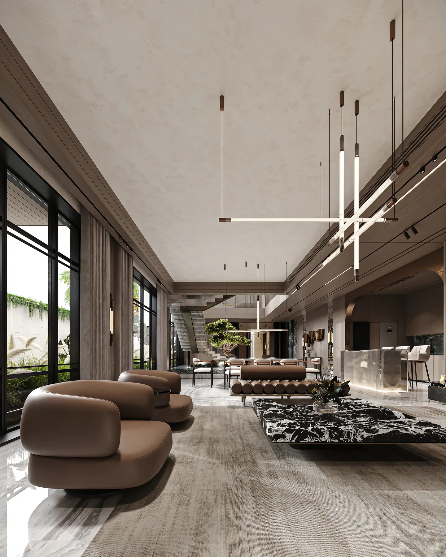 Al Rihab Residence: Living Room