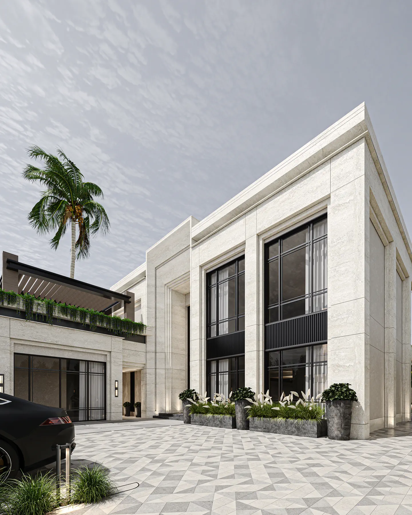 Al Rihab Villa: Facades, view 1 of 2