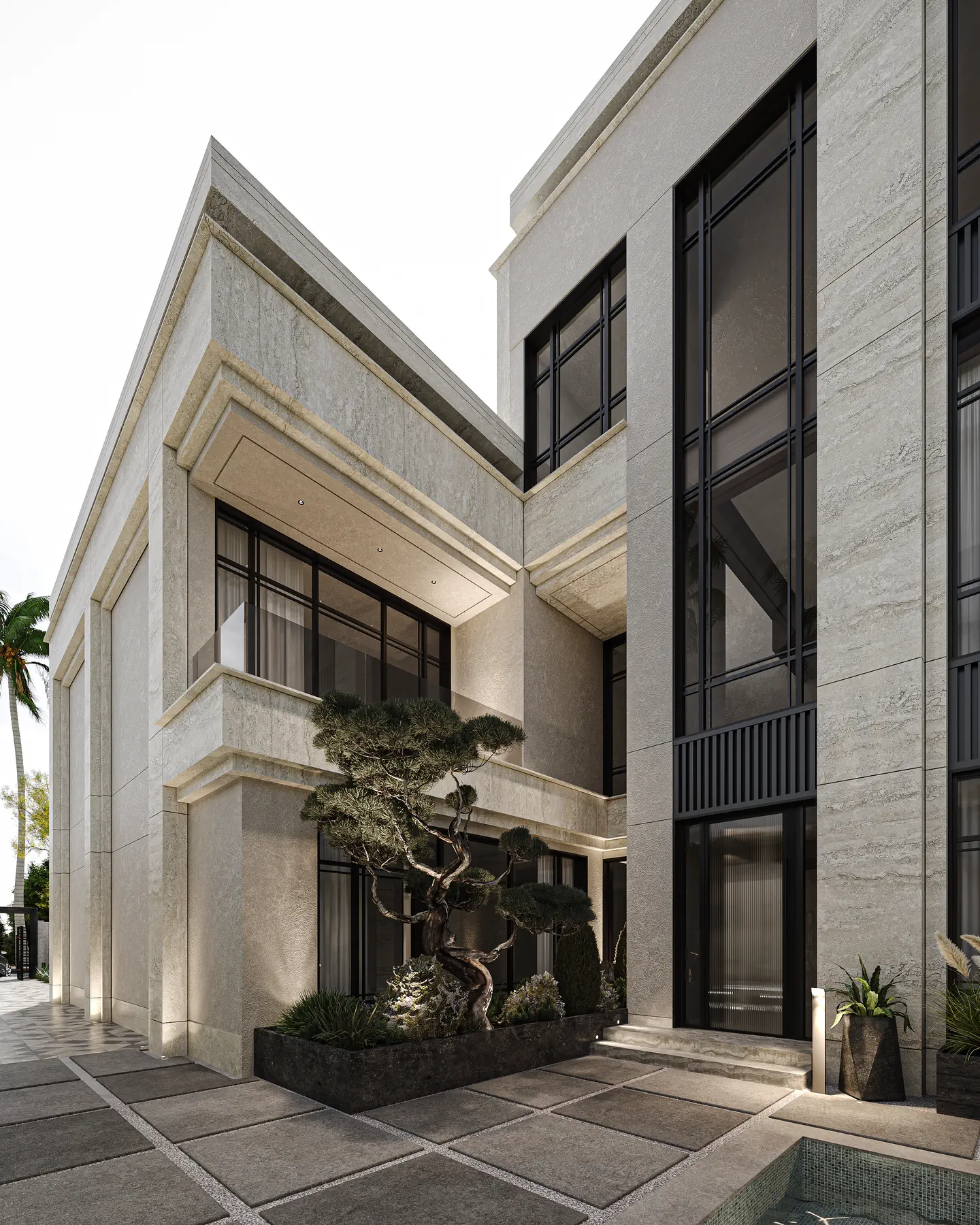 Al Rihab Villa: Facades, view 2 of 2