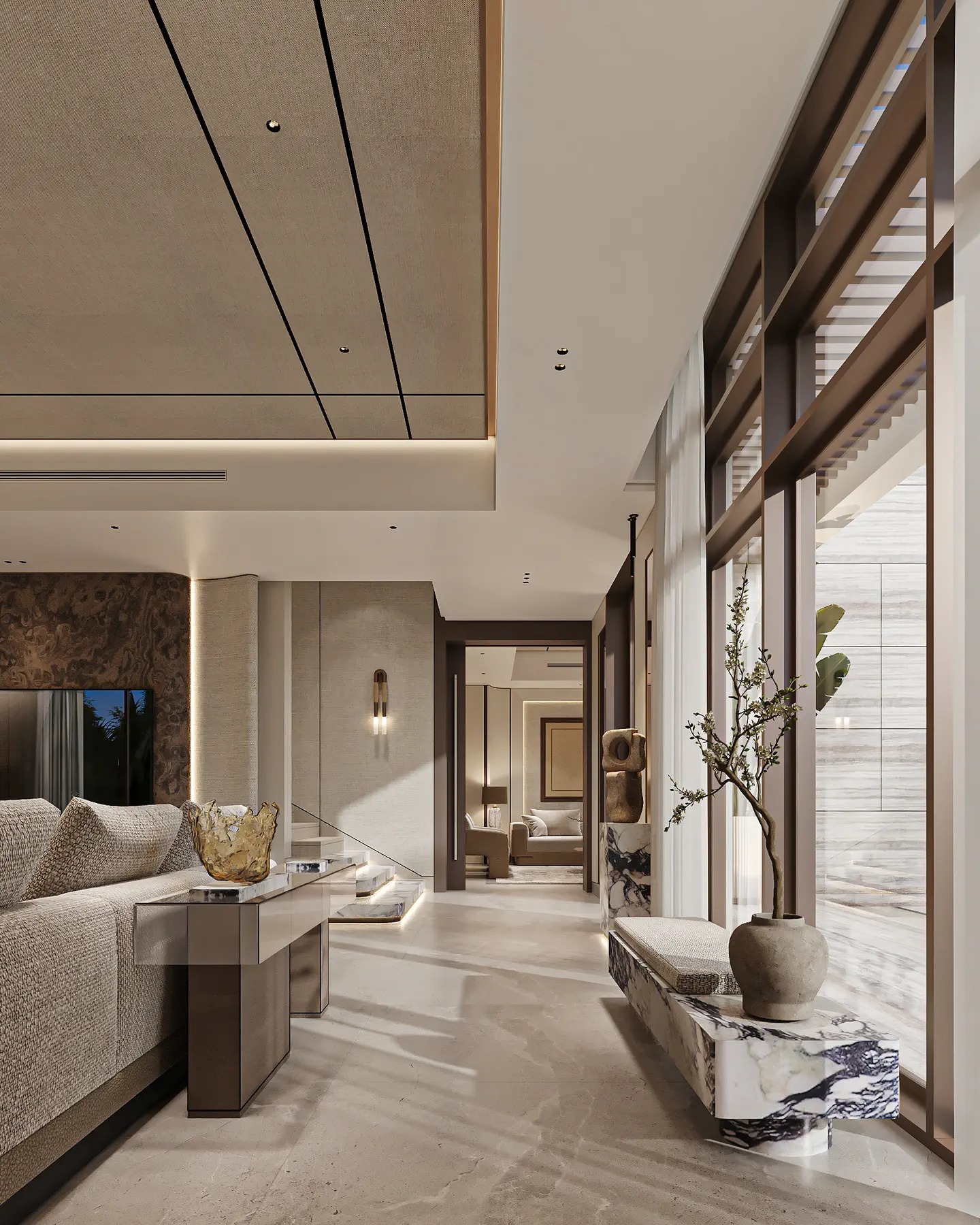 The Narjis Residence: Circulation