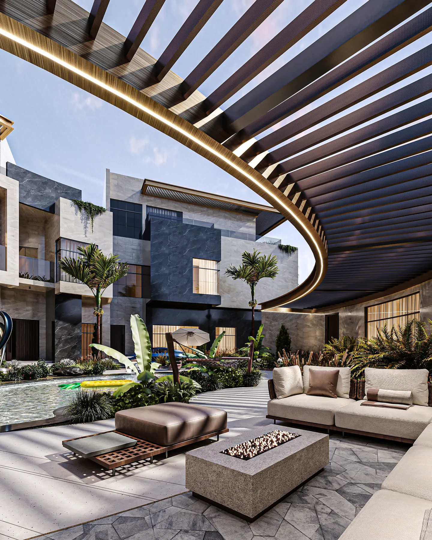 Irqah Residence: Outdoor Living, view 2 of 2
