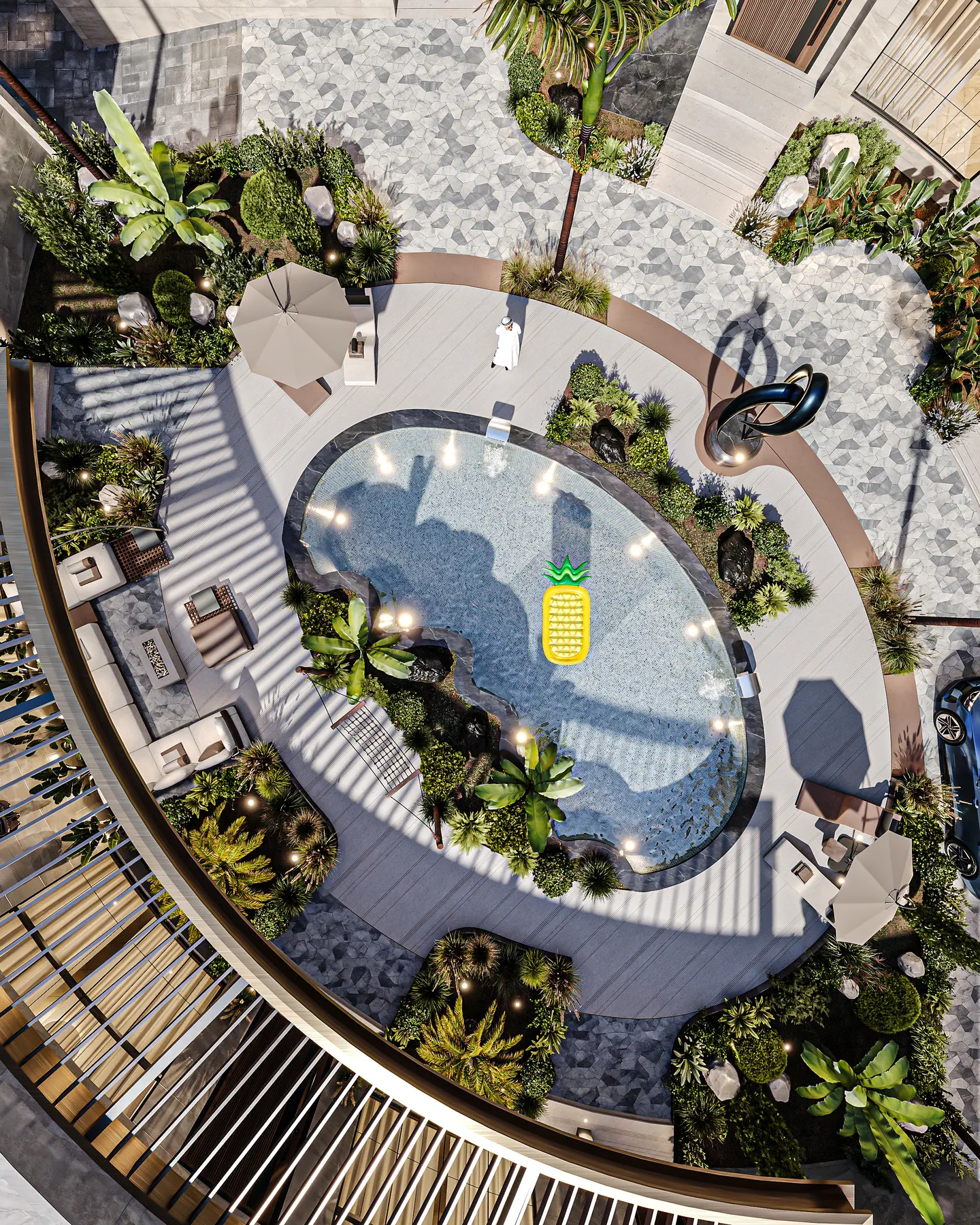 Irqah Residence: Pool & Landscape, view 1 of 2