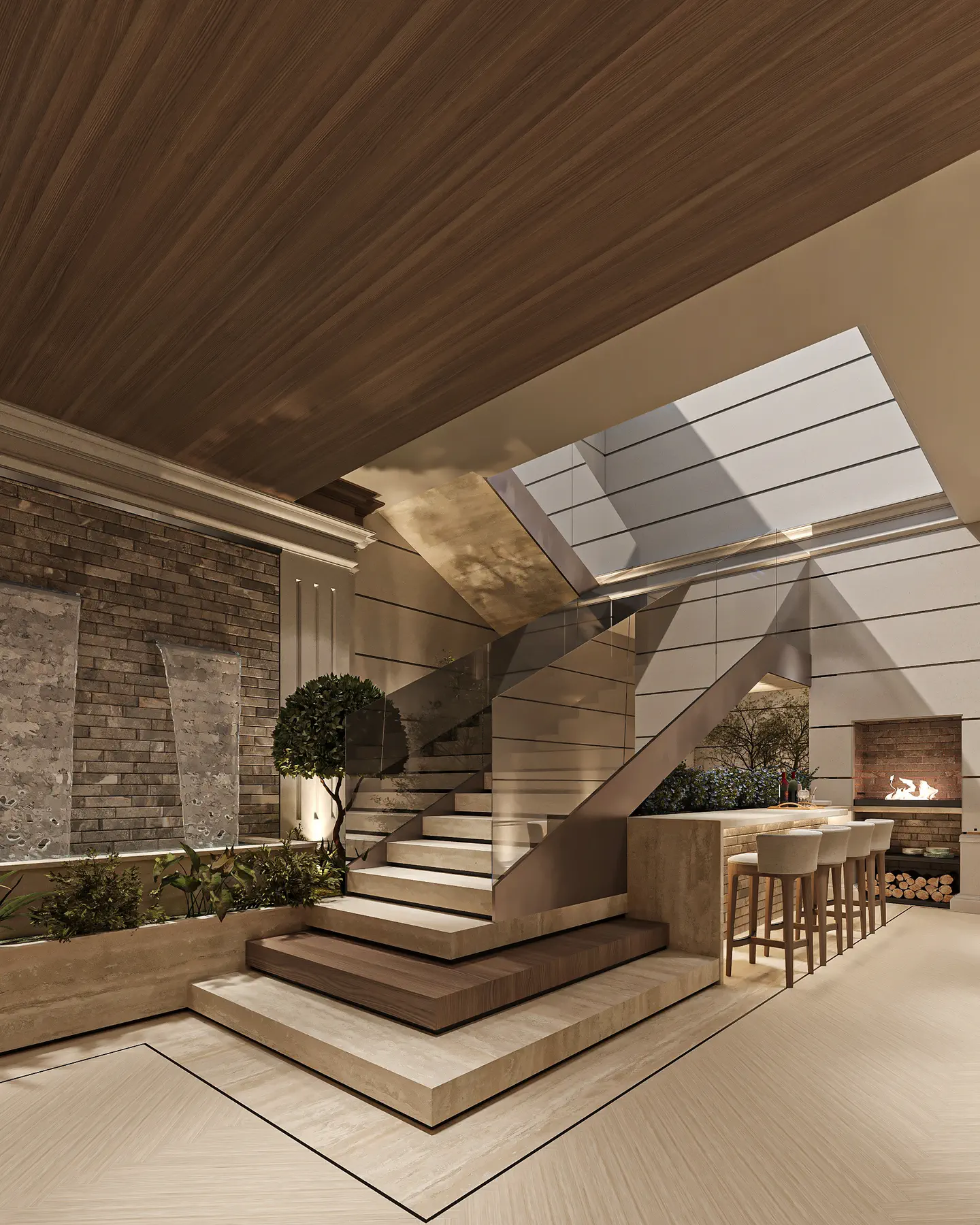 Rashid Residences: Staircase