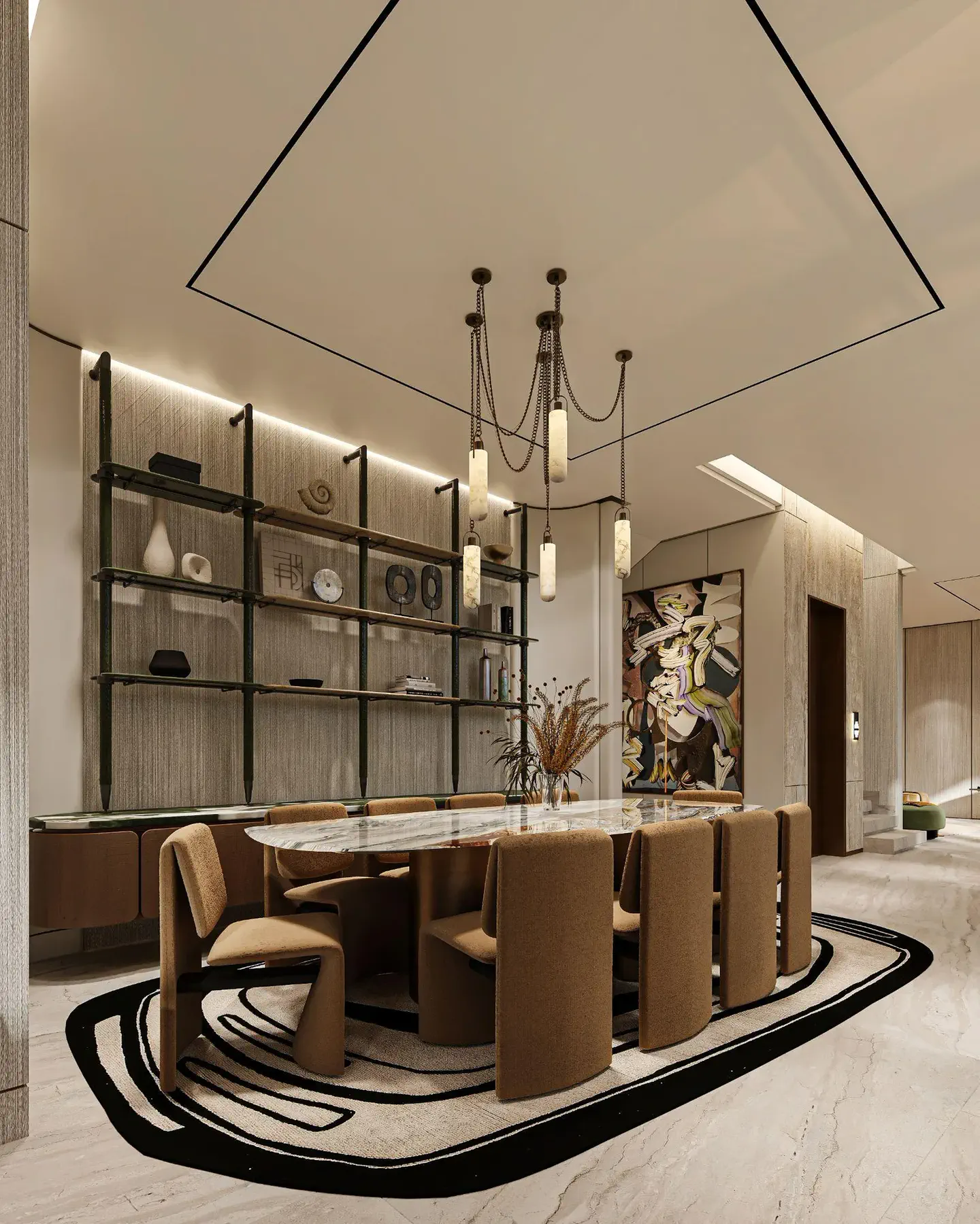 Al Narjis Villa: Dining Nook
