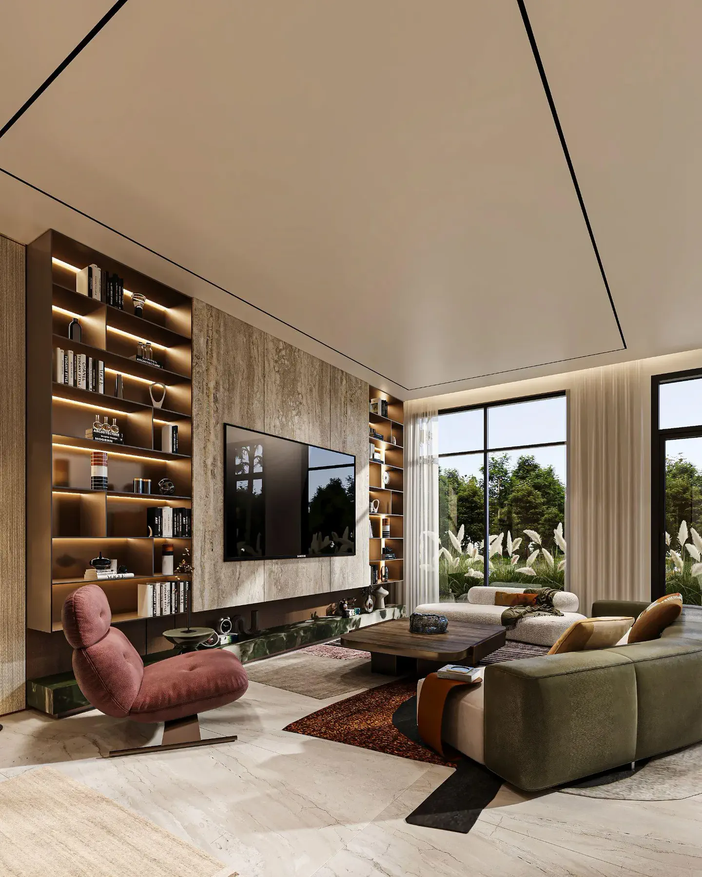 Al Narjis Villa: Lounge