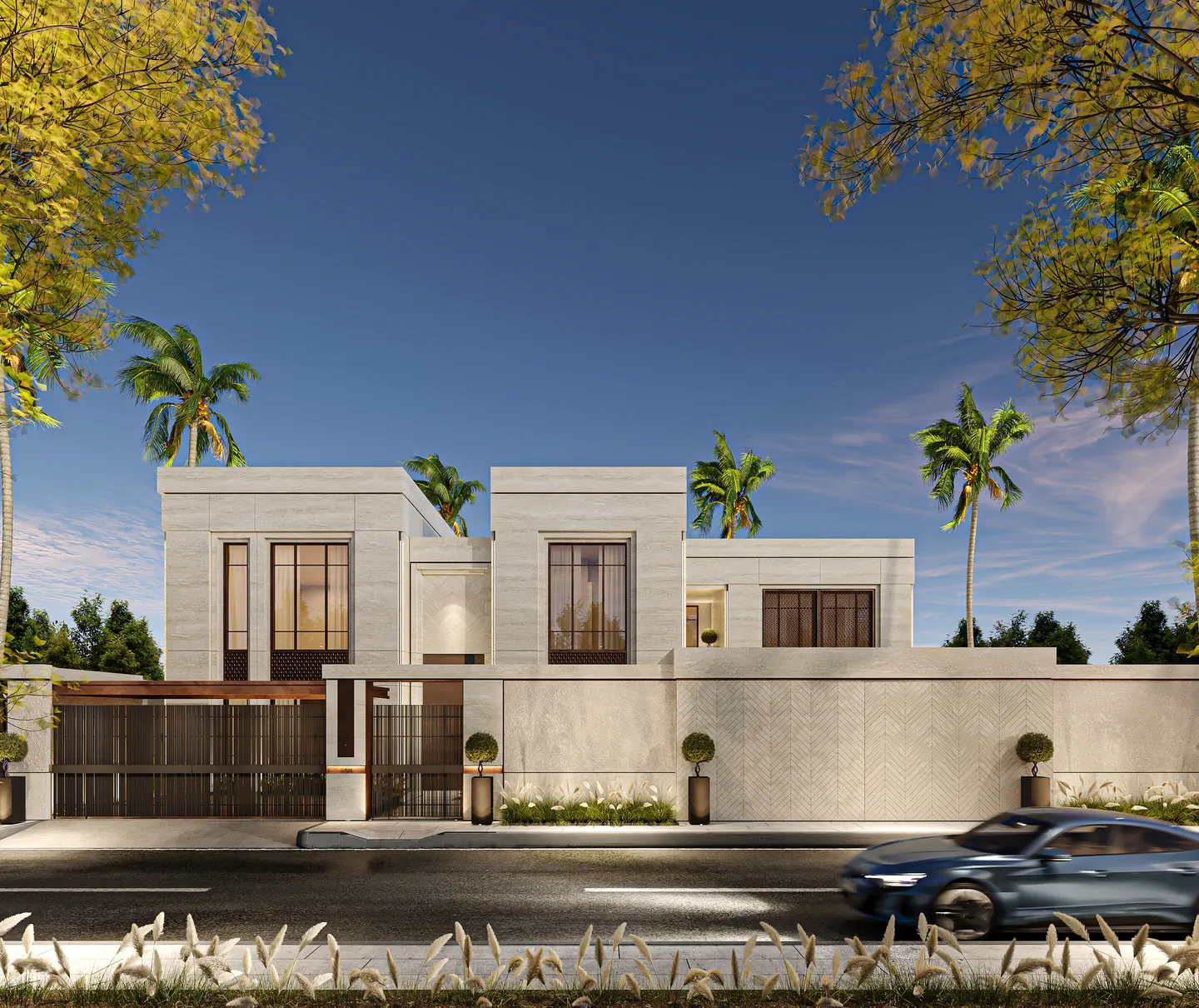 Dammam Residences: Street Facade