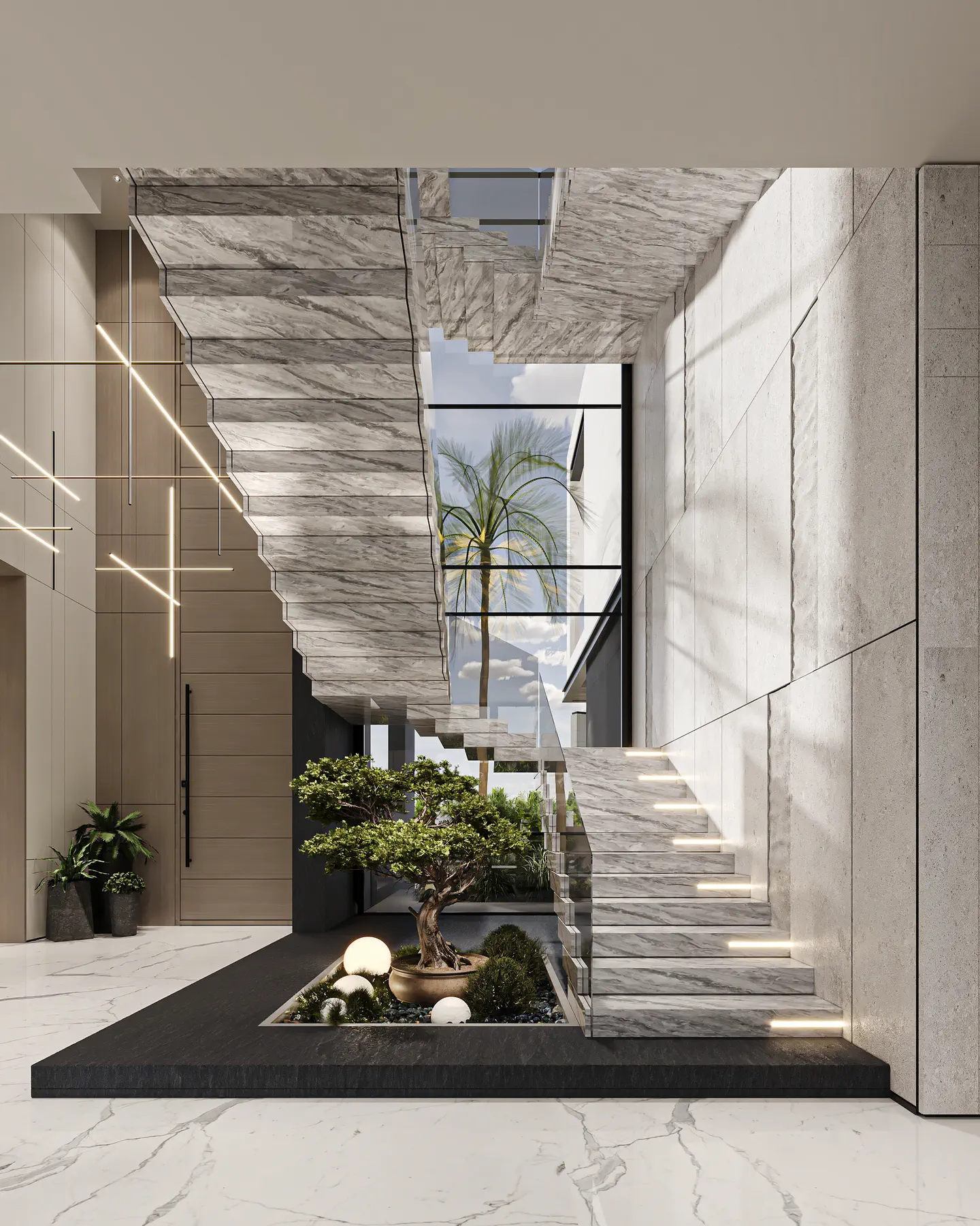 Dubai Hills Villa: Staircase