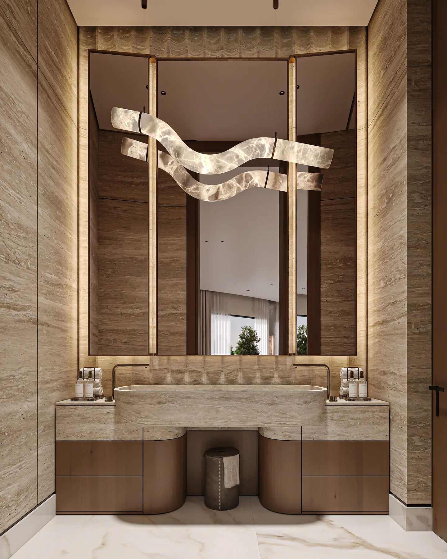 The Rakan Residence: Guest Washroom