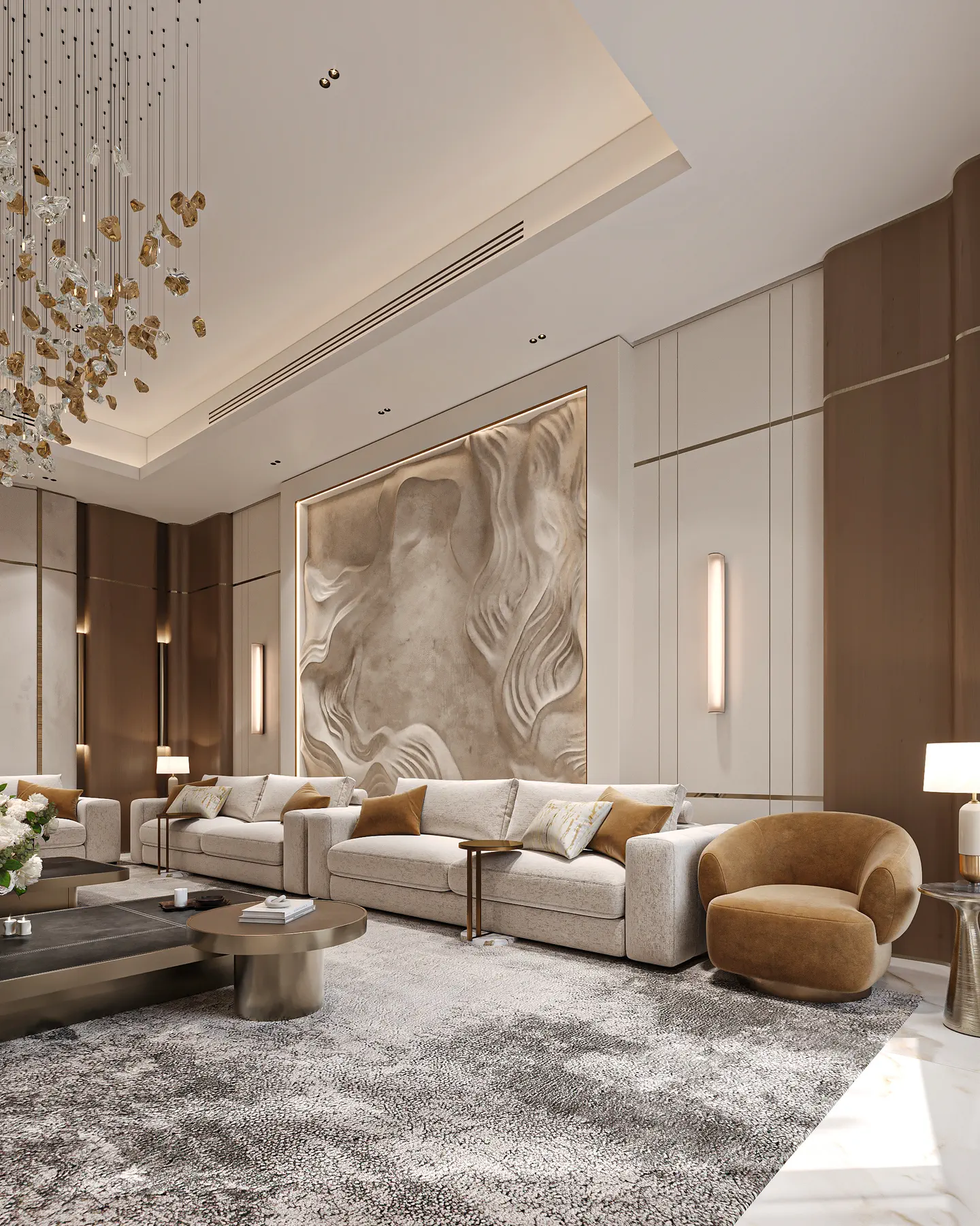 The Rakan Residence: Living Room, view 1 of 3
