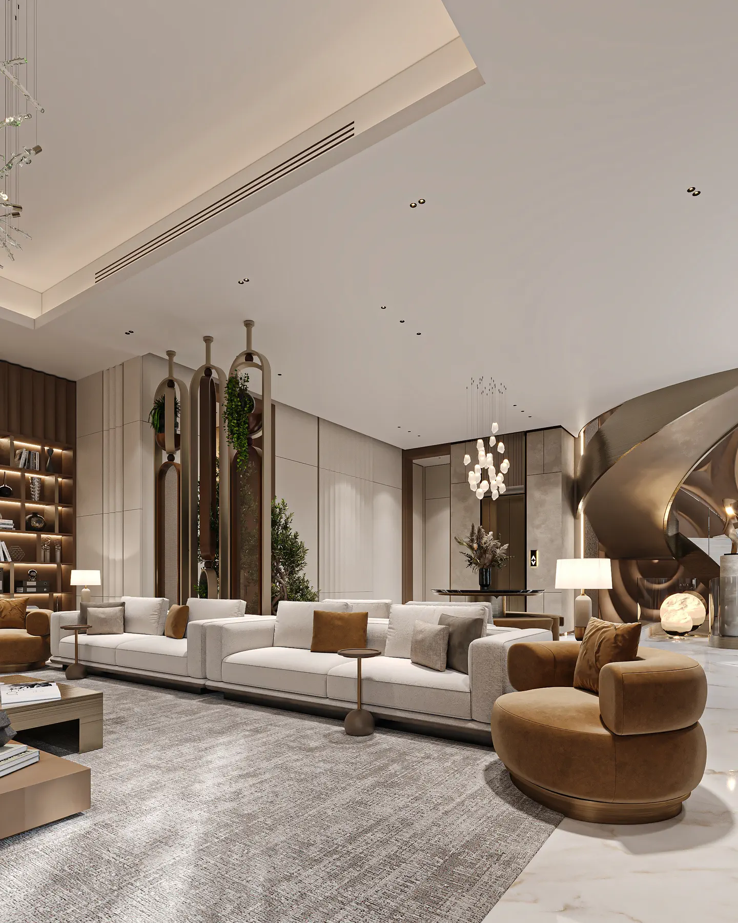The Rakan Residence: Living Room, view 2 of 3