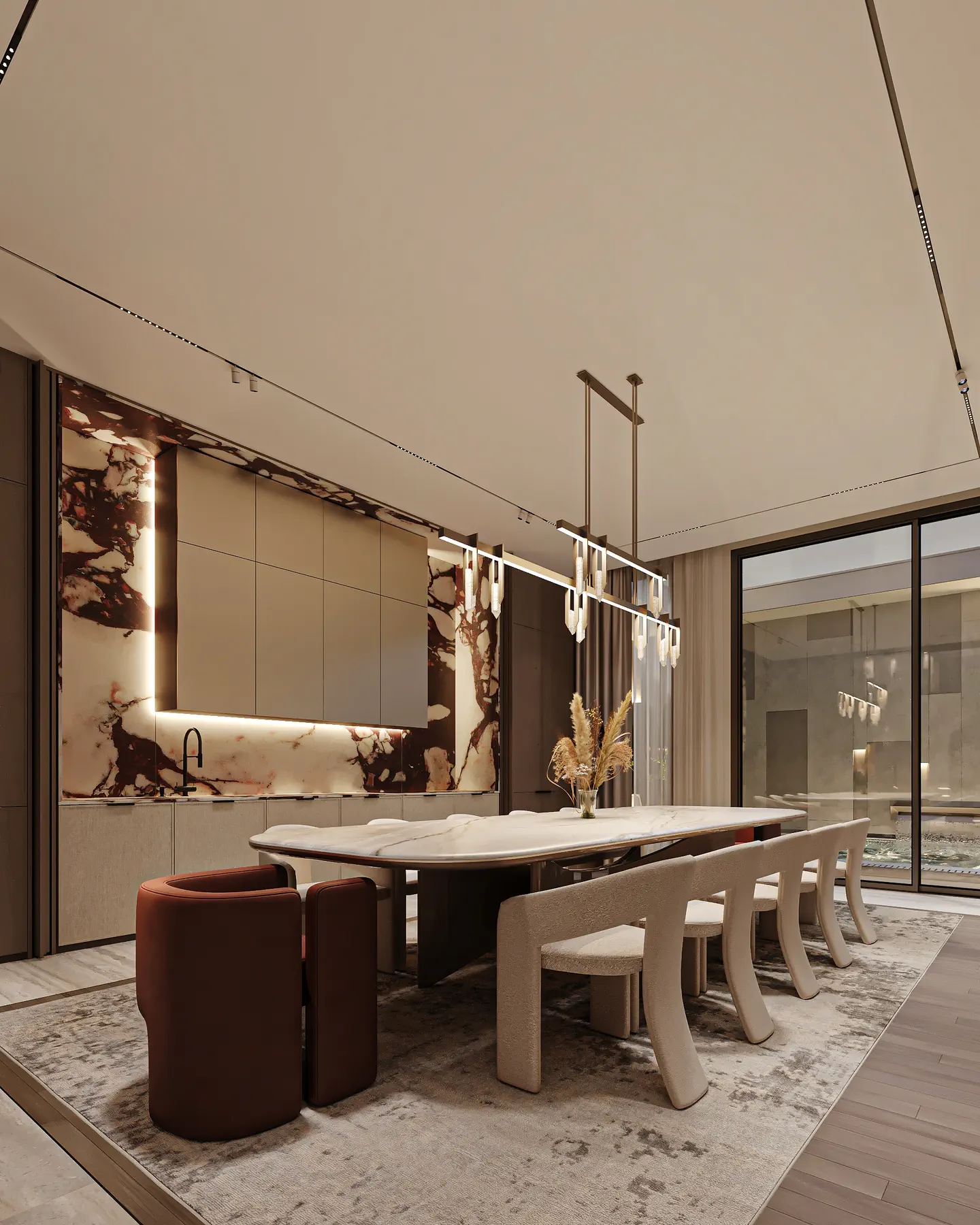 The Qairawan Villa: Dining Area