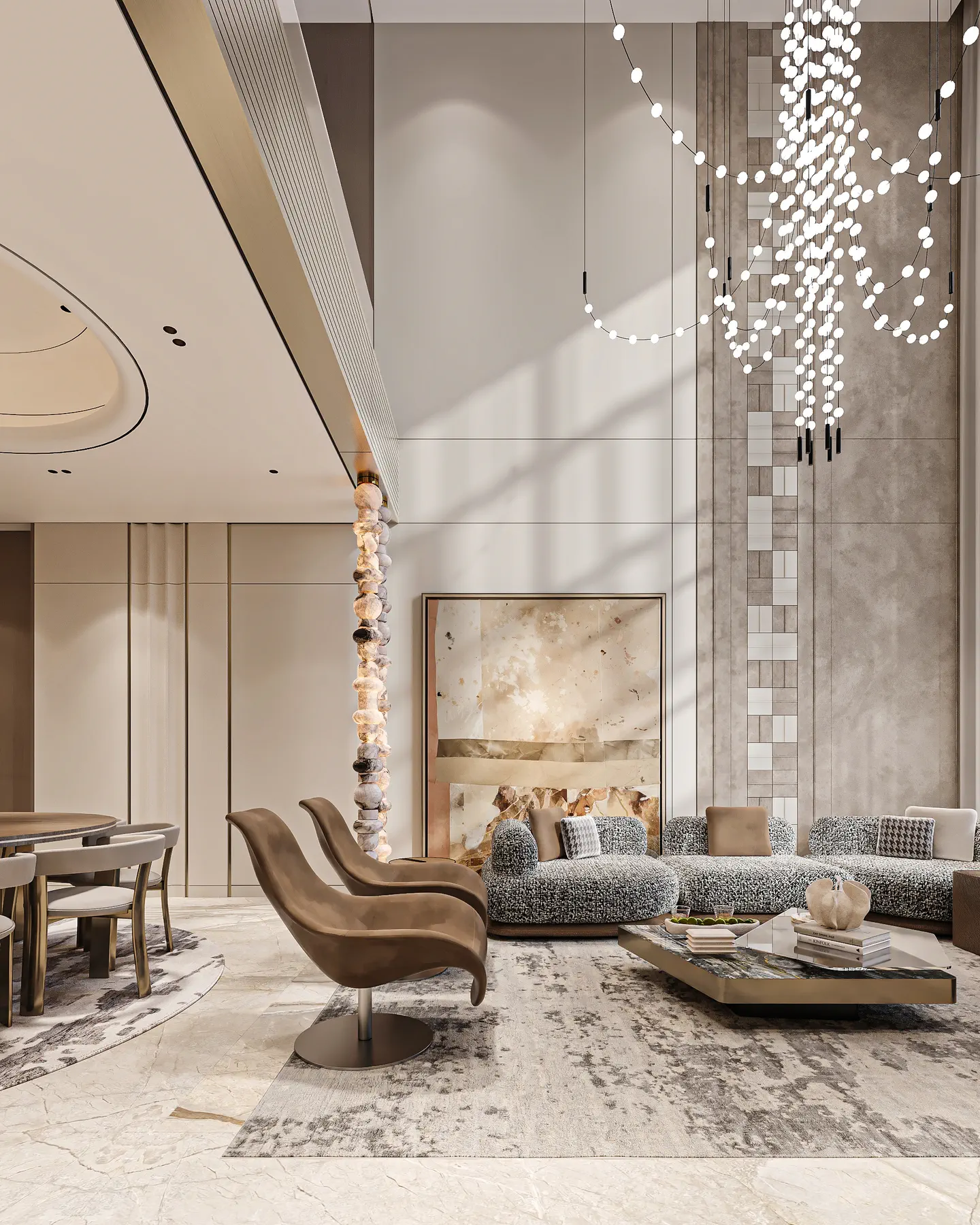 Nawaf Residence: Living Room, view 1 of 2