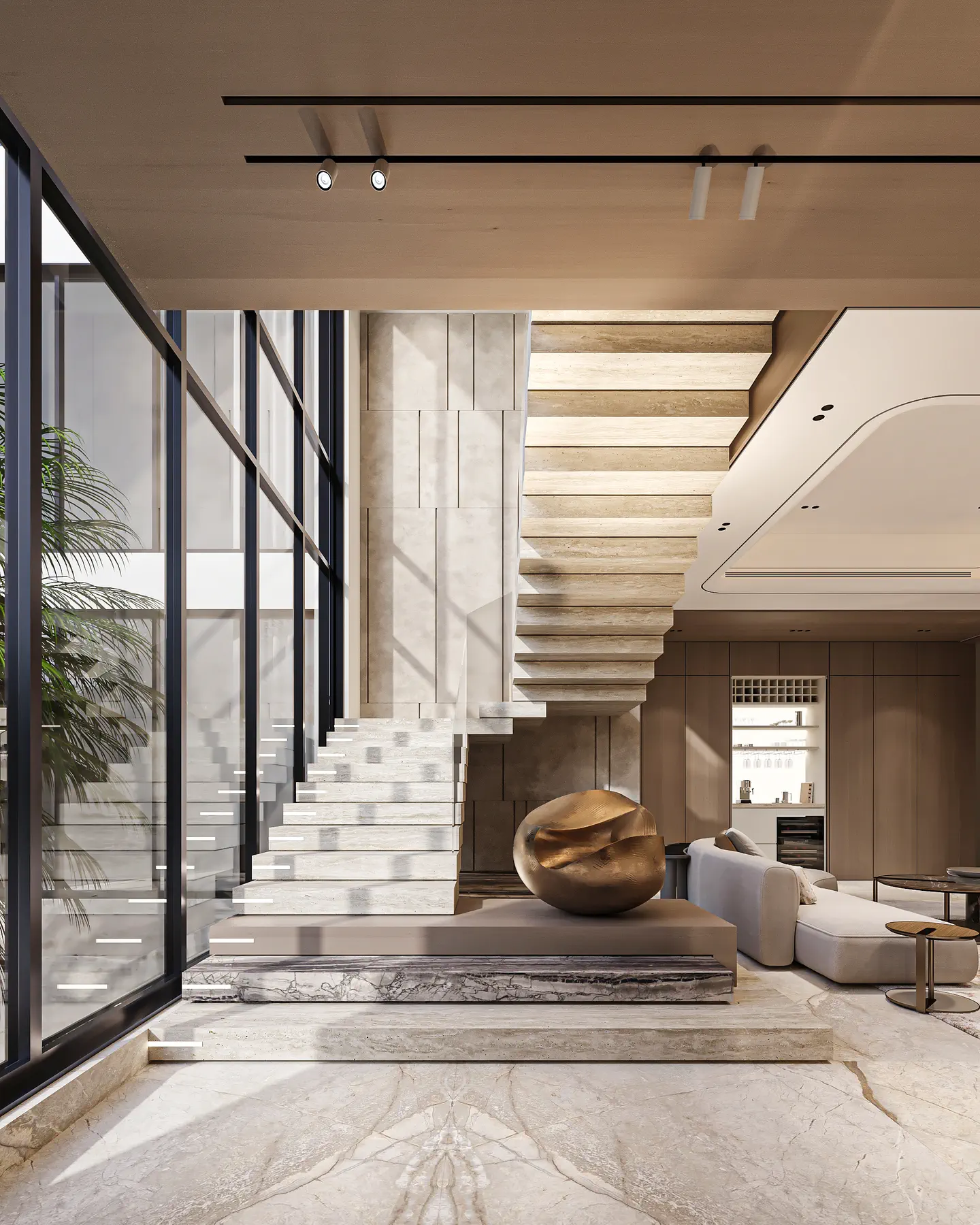 Nawaf Residence: Staircase