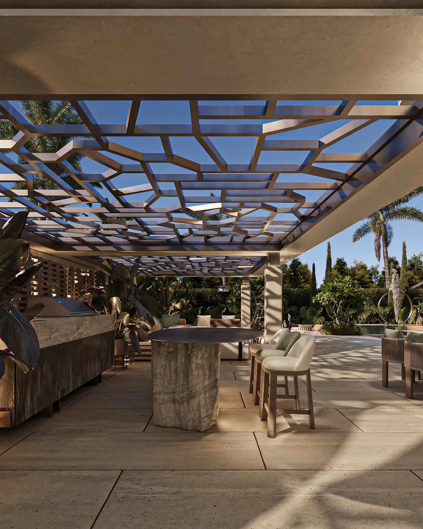 Mouj Residence: Outdoor Living, view 1 of 3