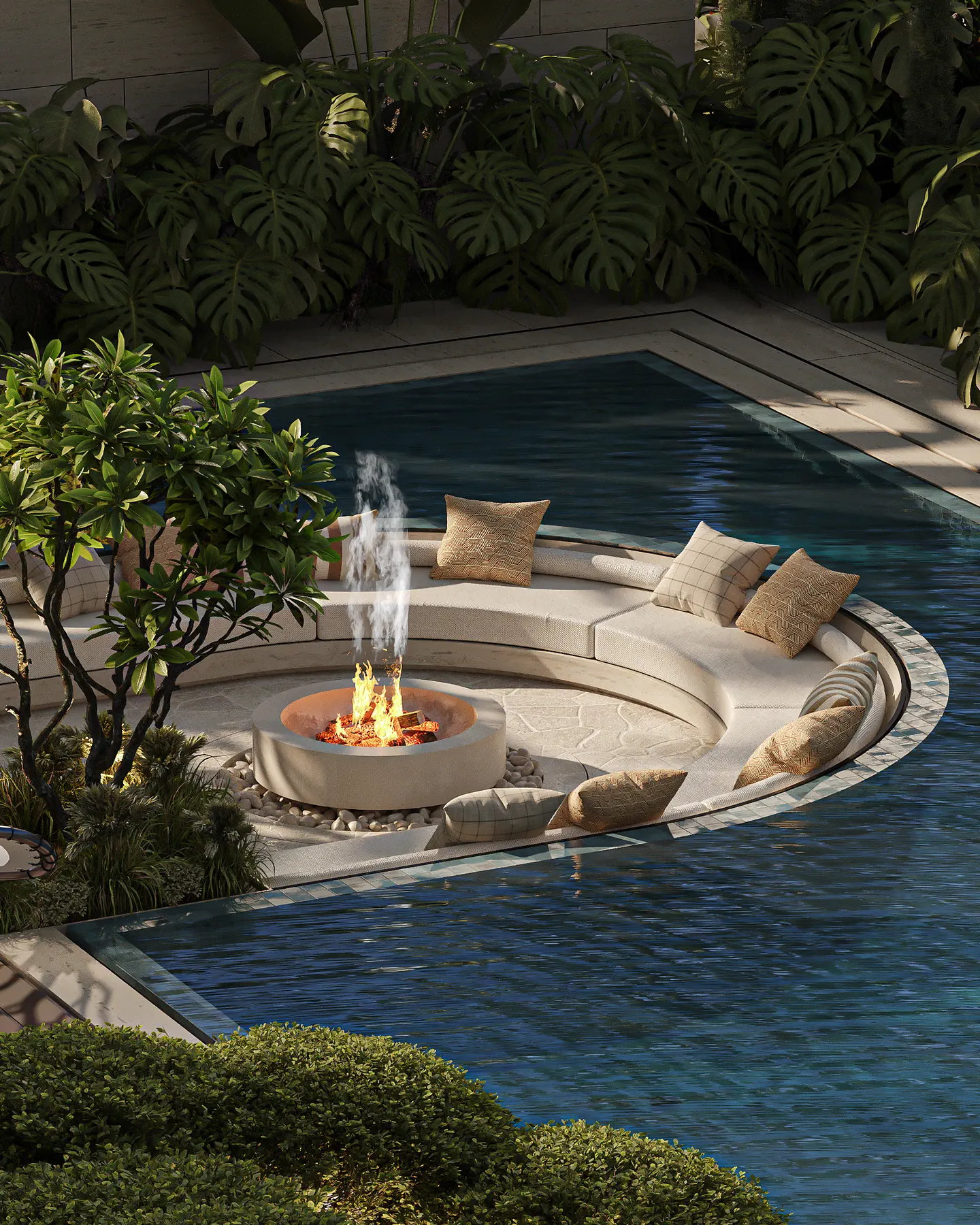 Mouj Residence: Pool Area, view 2 of 3
