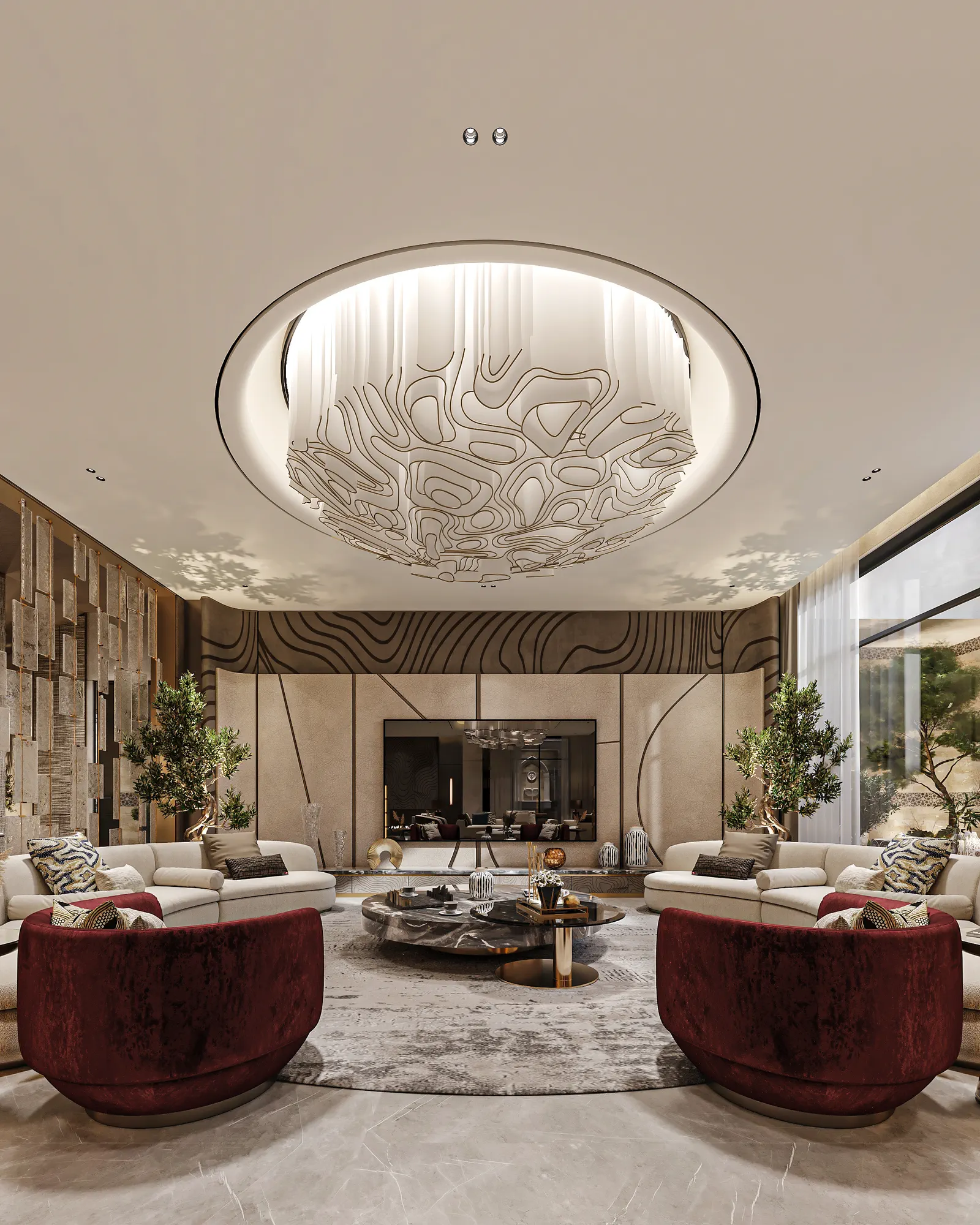 Kuwait Residence: interior design, Kuwait
