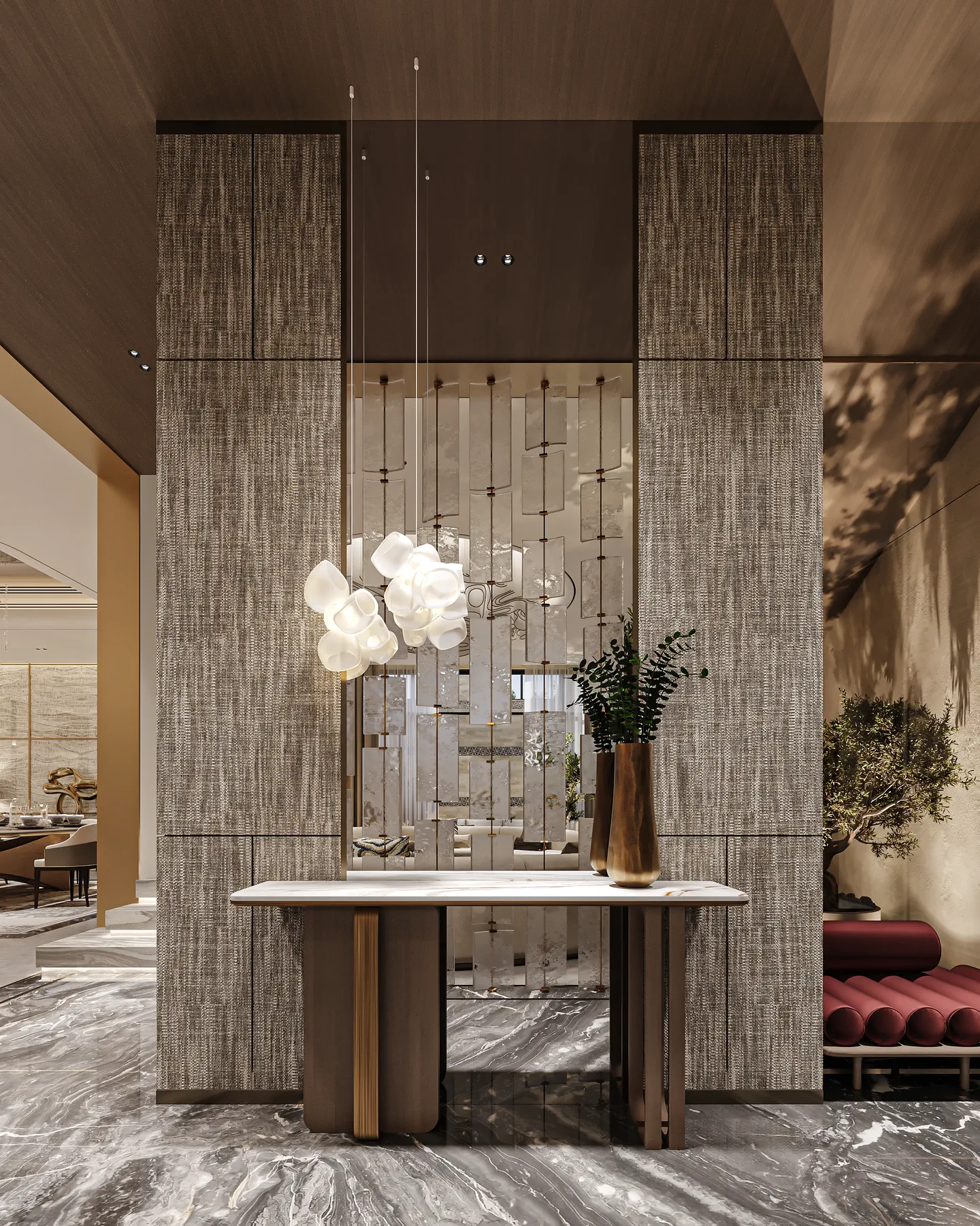Kuwait Residence: Entrance & Foyer, view 2 of 2