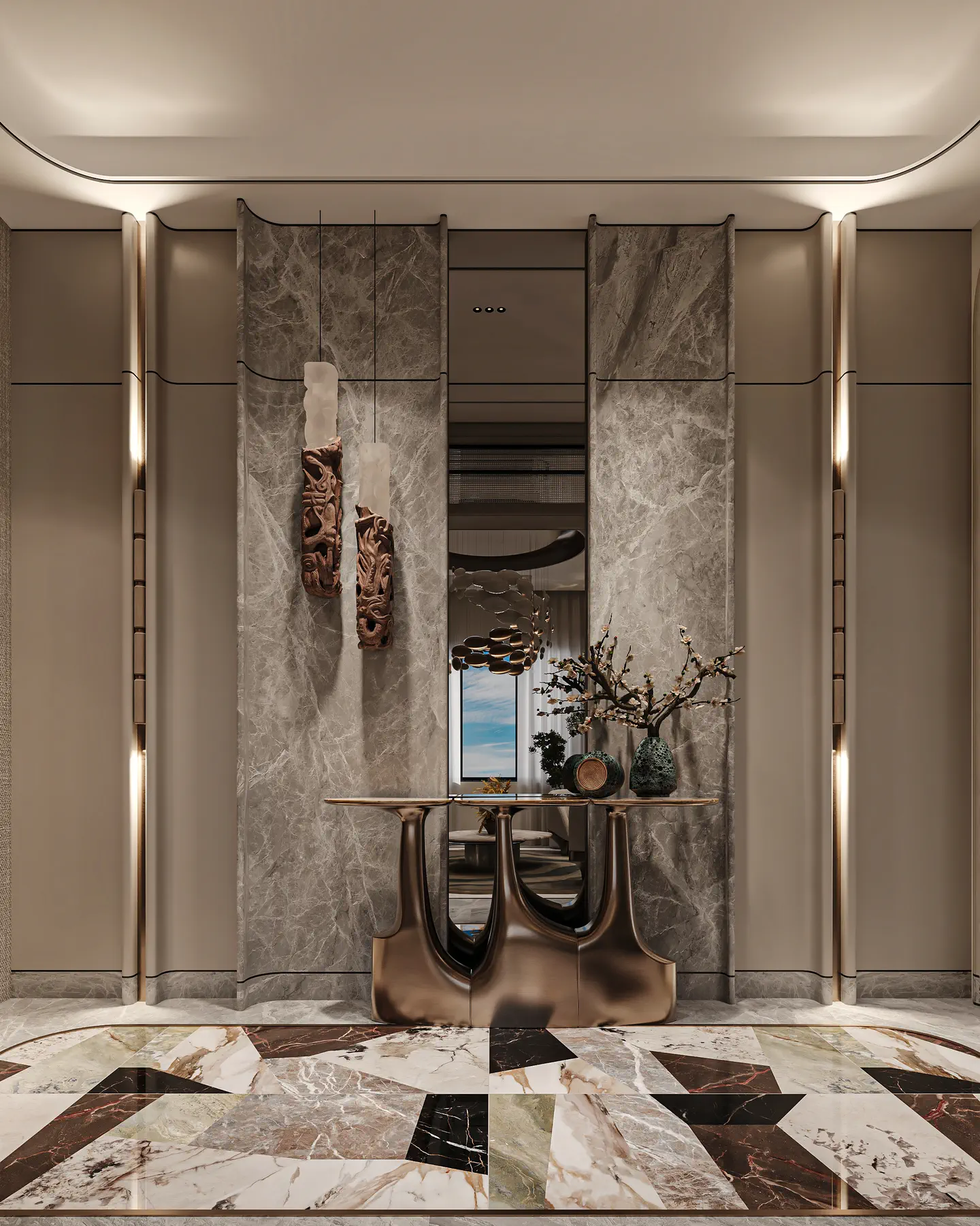 India Residence: Entrance