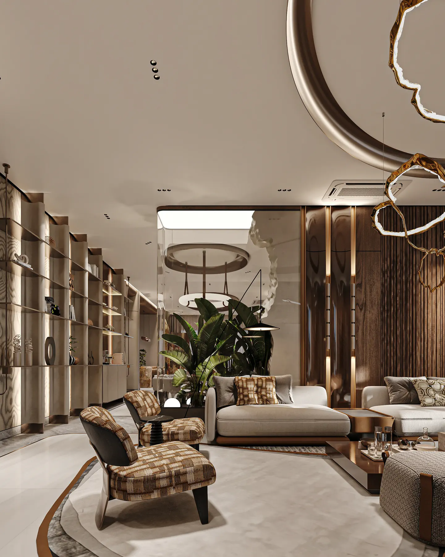 India Residence: Living Room, view 1 of 2