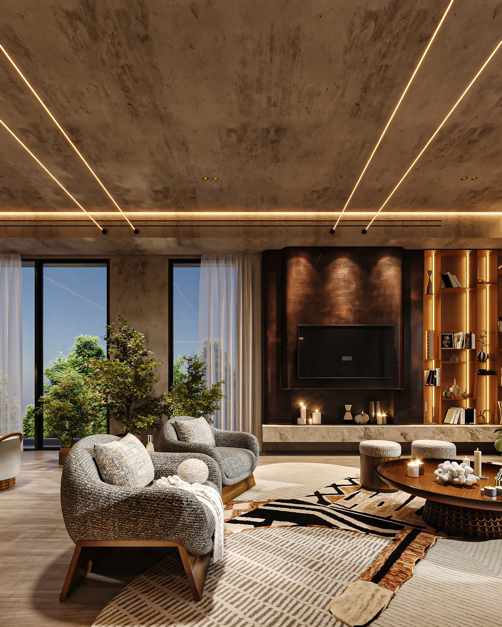 Riyadh Lounge & Gym: interior design, Riyadh, KSA