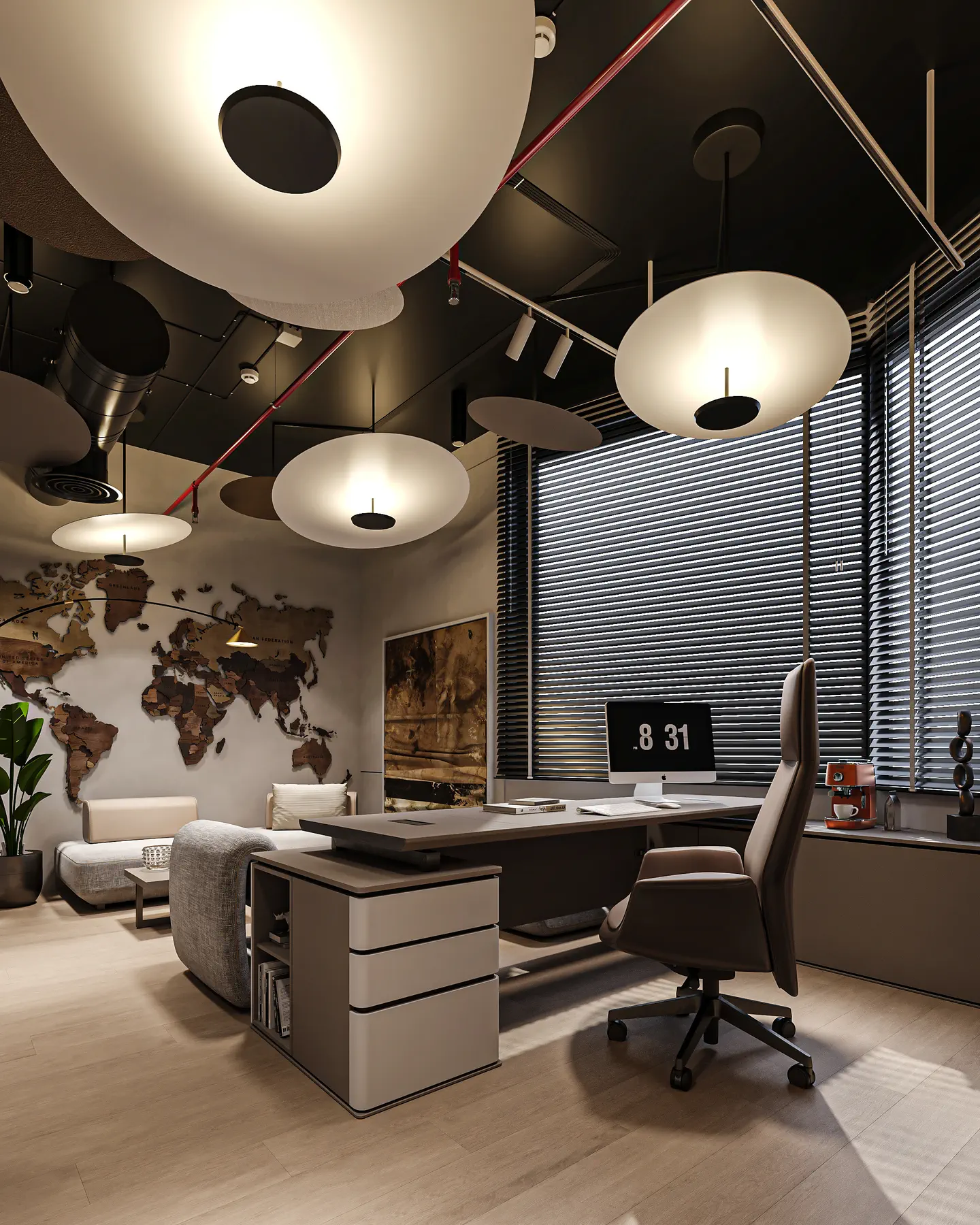 Sheikh Zayed Office: Executive Office, view 1 of 2