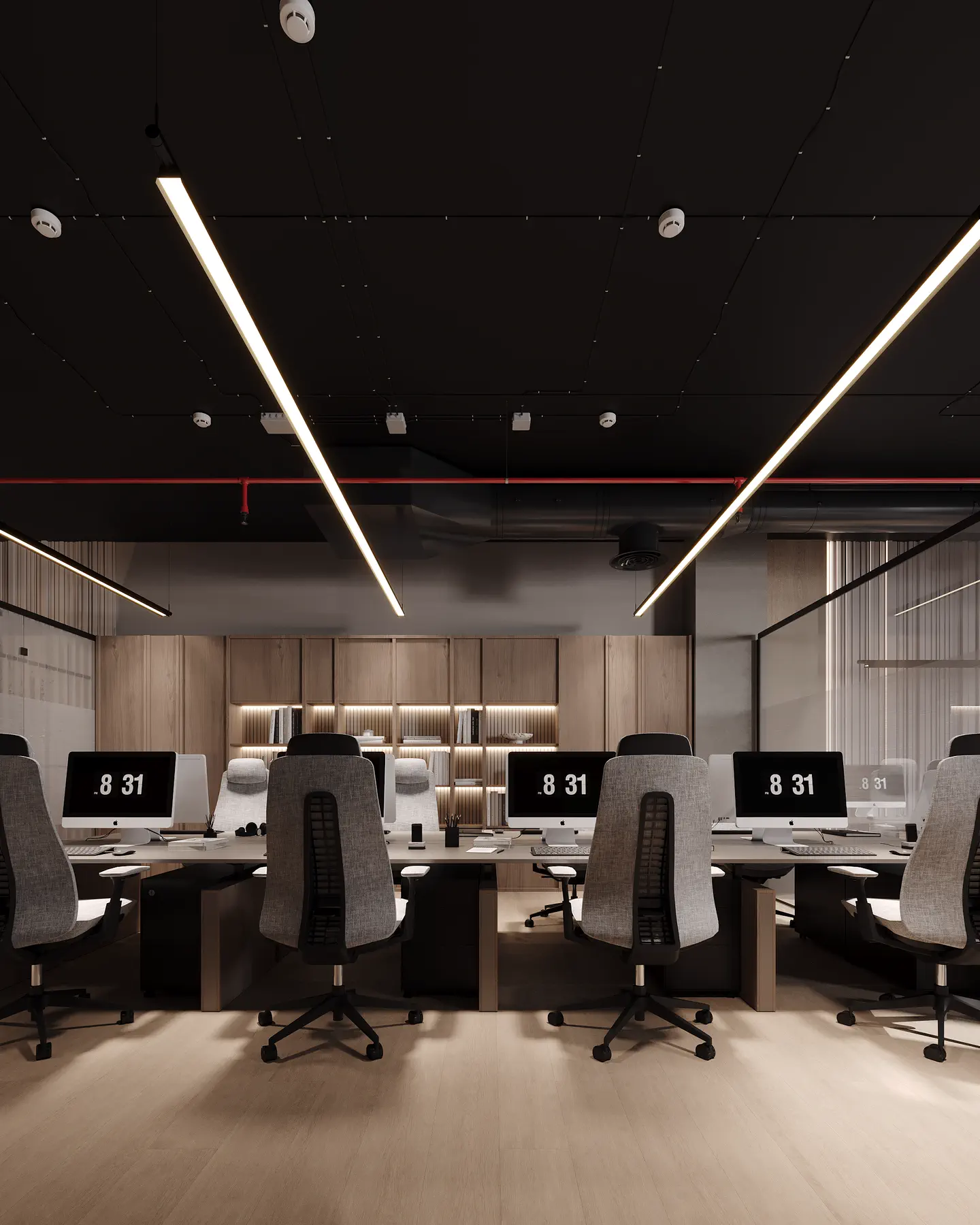 Sheikh Zayed Office: Workstations, view 1 of 2