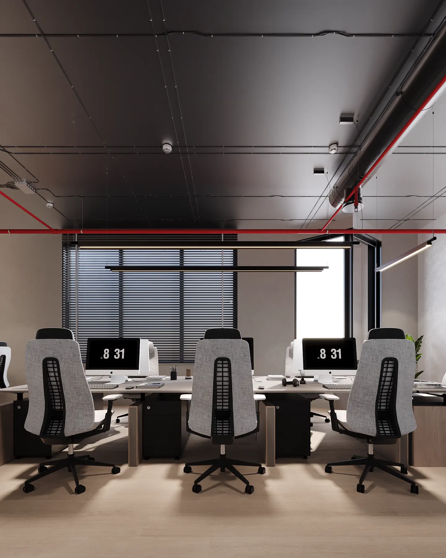 Sheikh Zayed Office: Workstations, view 2 of 2